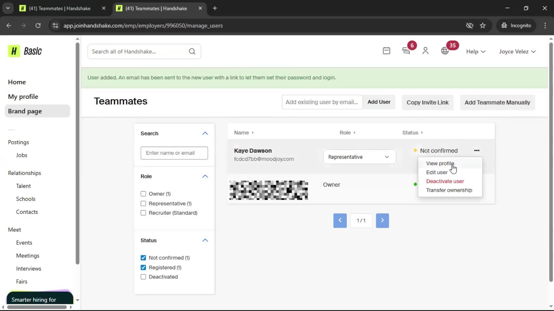 Inviting people on Handshake video thumbnail