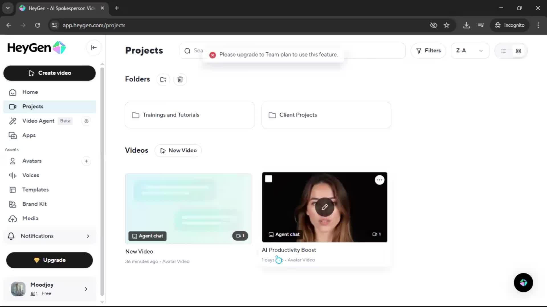Inviting people screenshot