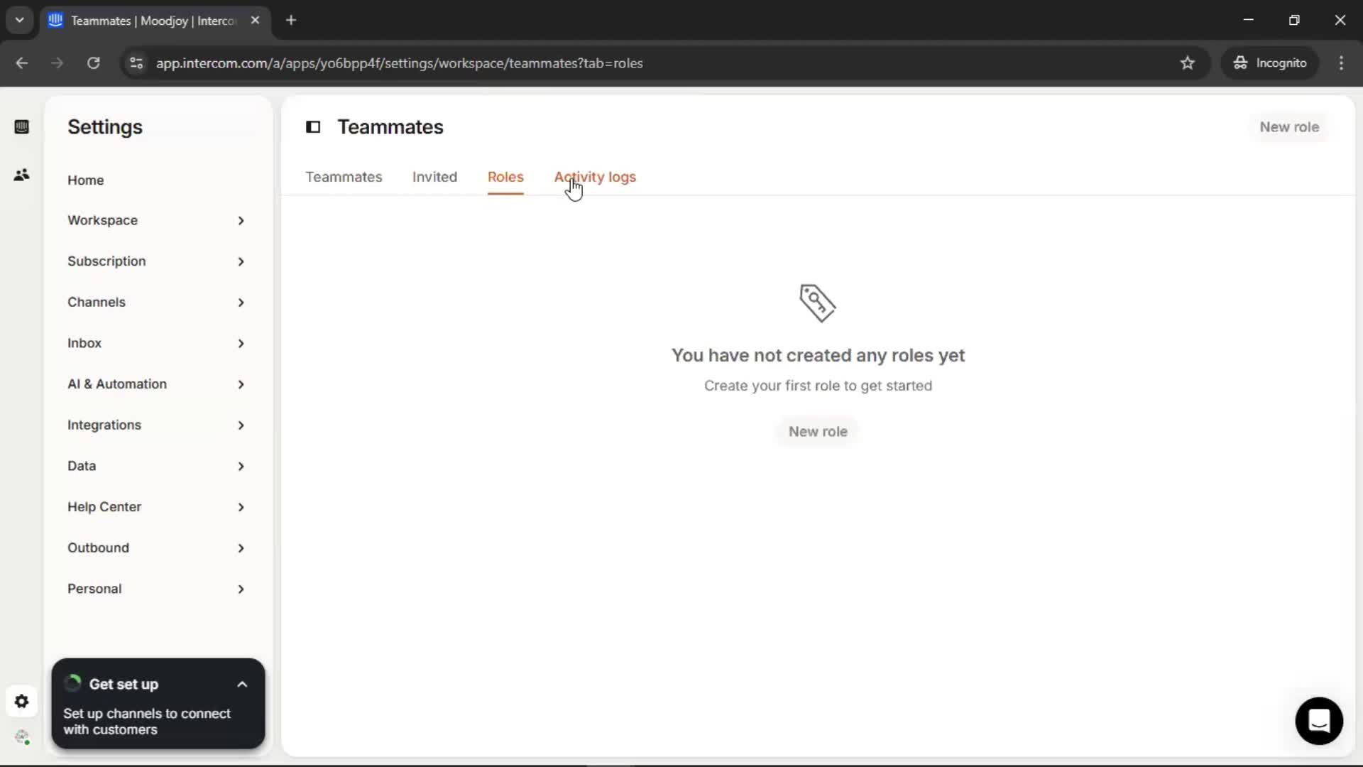 Inviting people screenshot