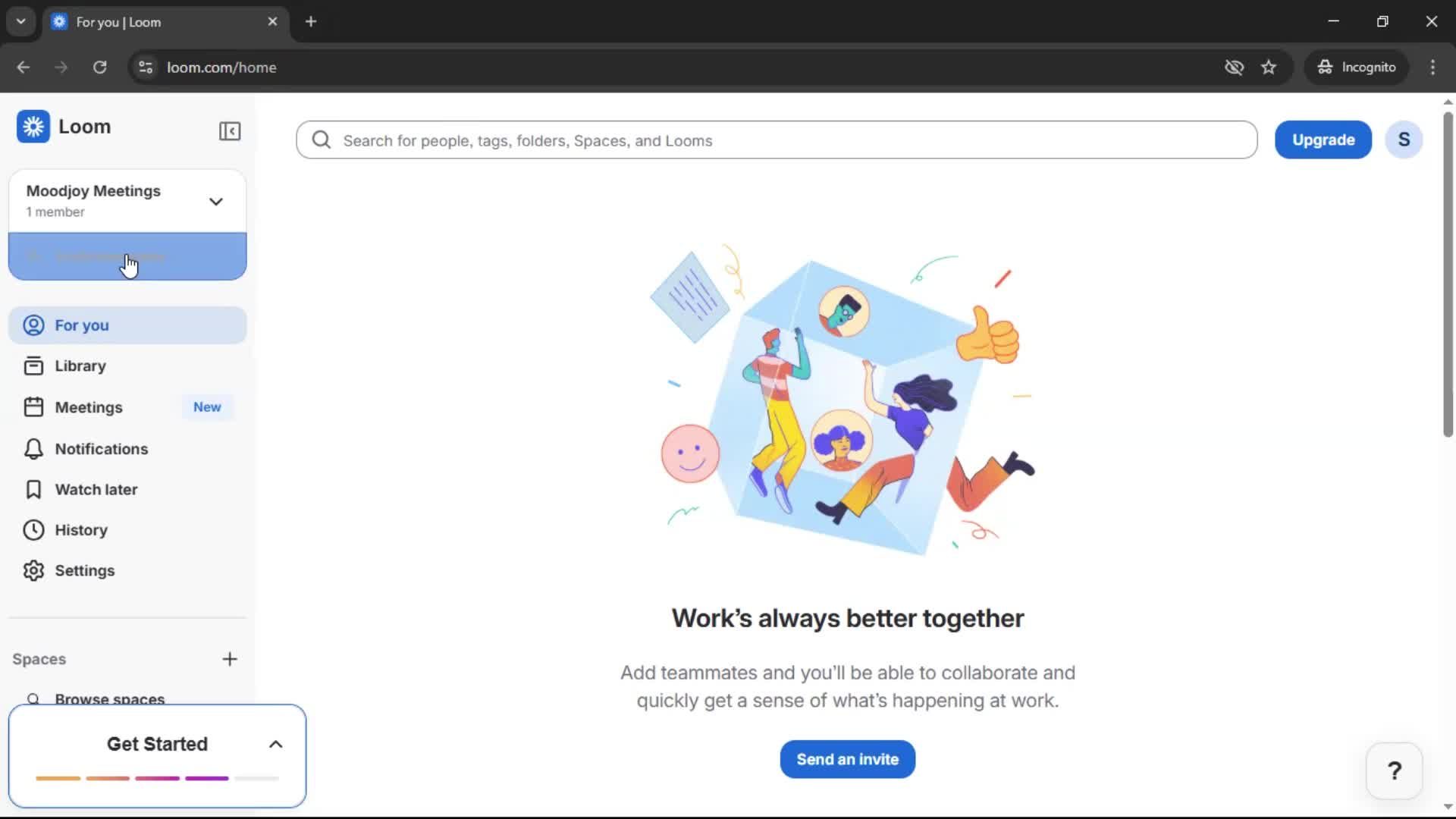 Inviting people on Loom video thumbnail