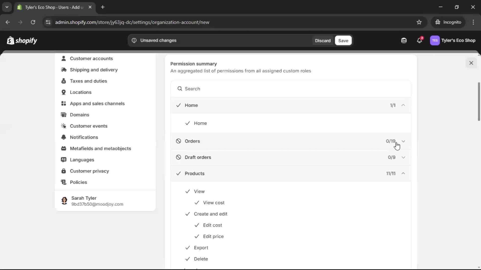Inviting people screenshot