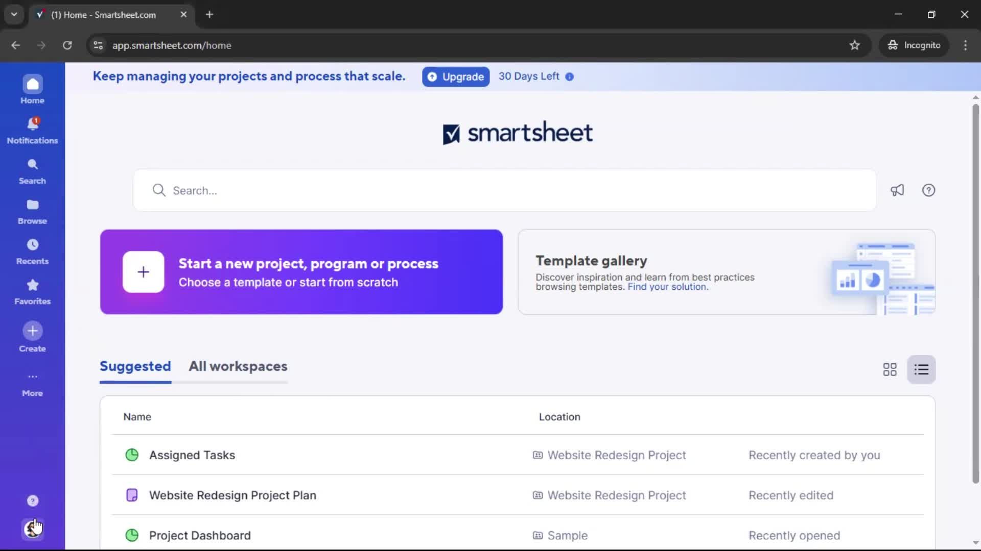 Inviting people screenshot