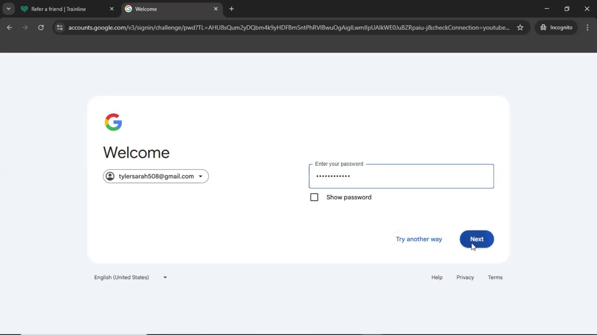 Inviting people screenshot