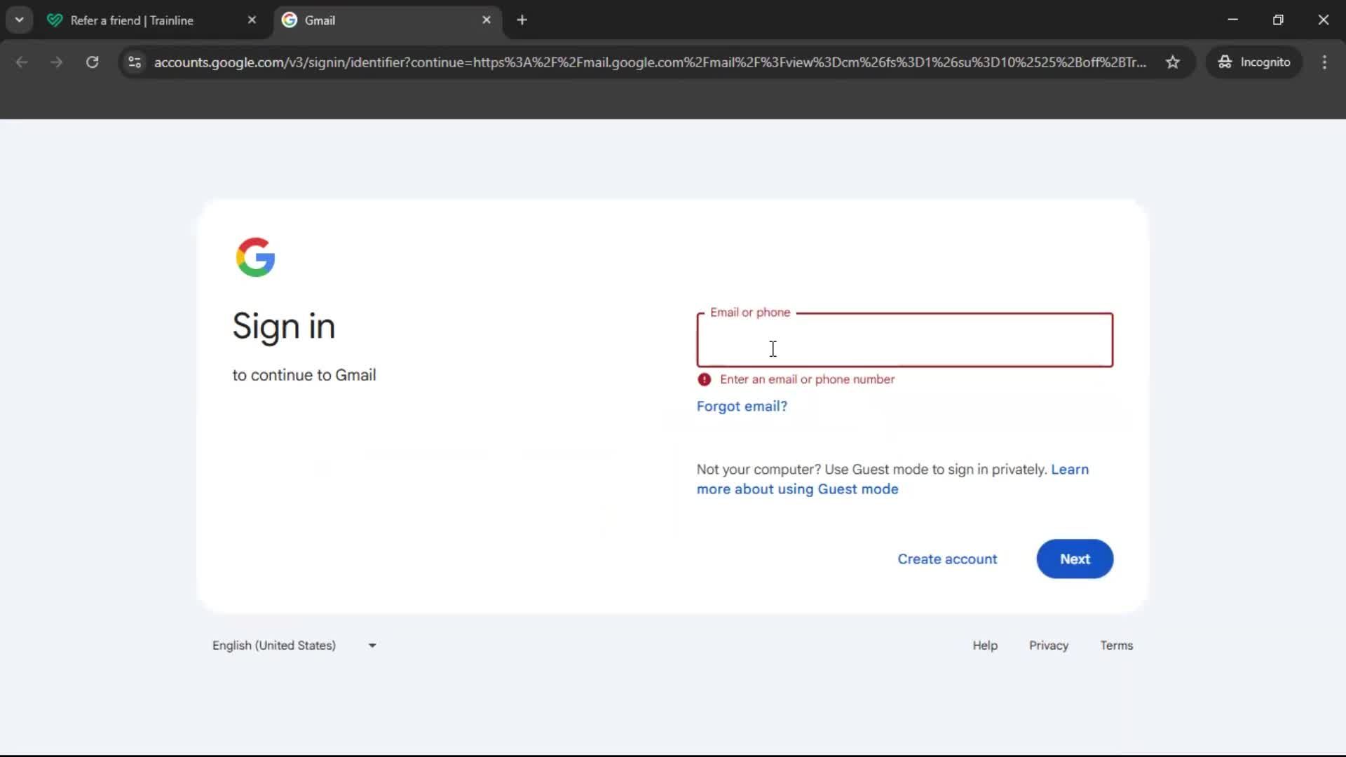 Inviting people screenshot