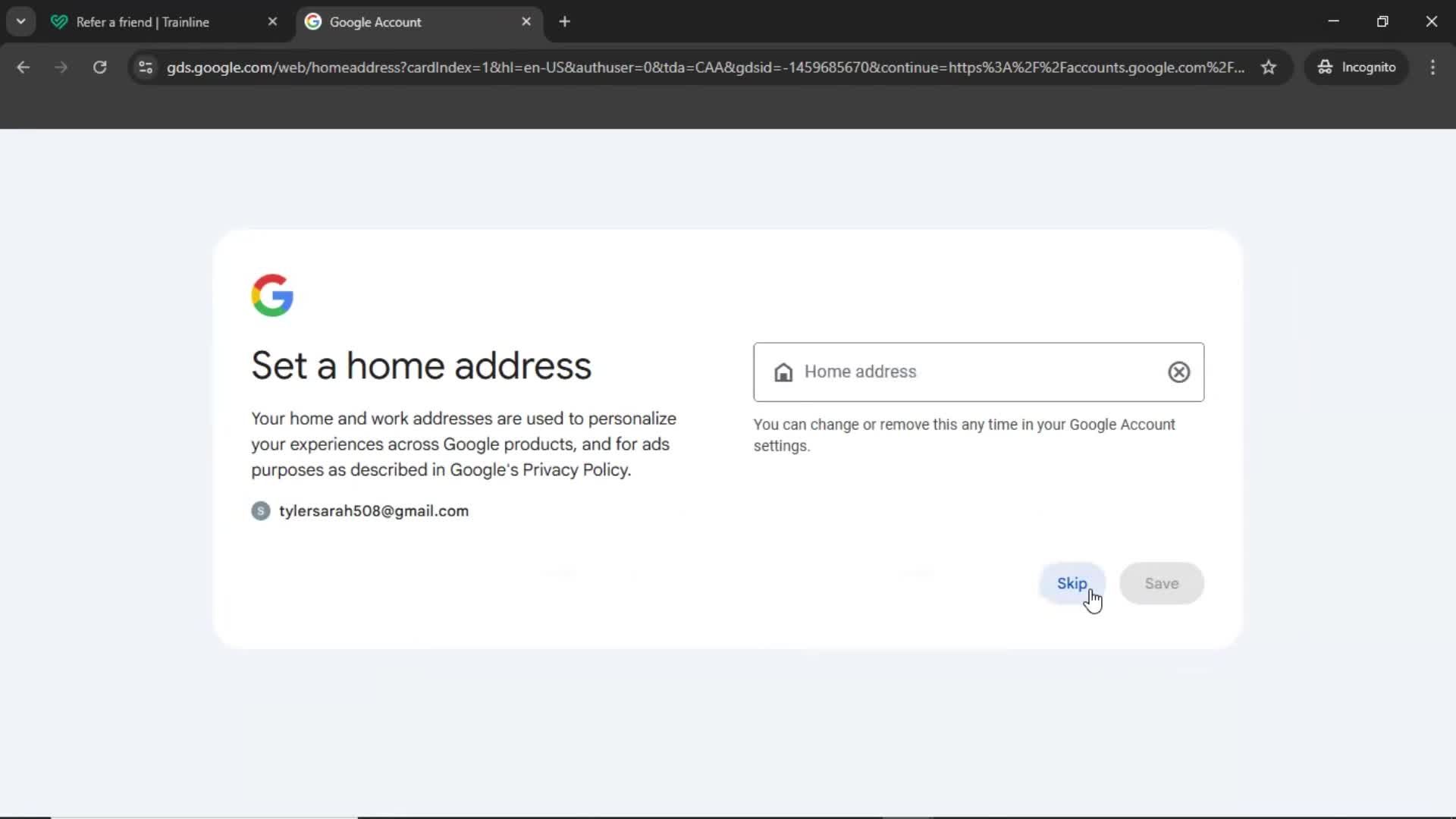 Inviting people screenshot