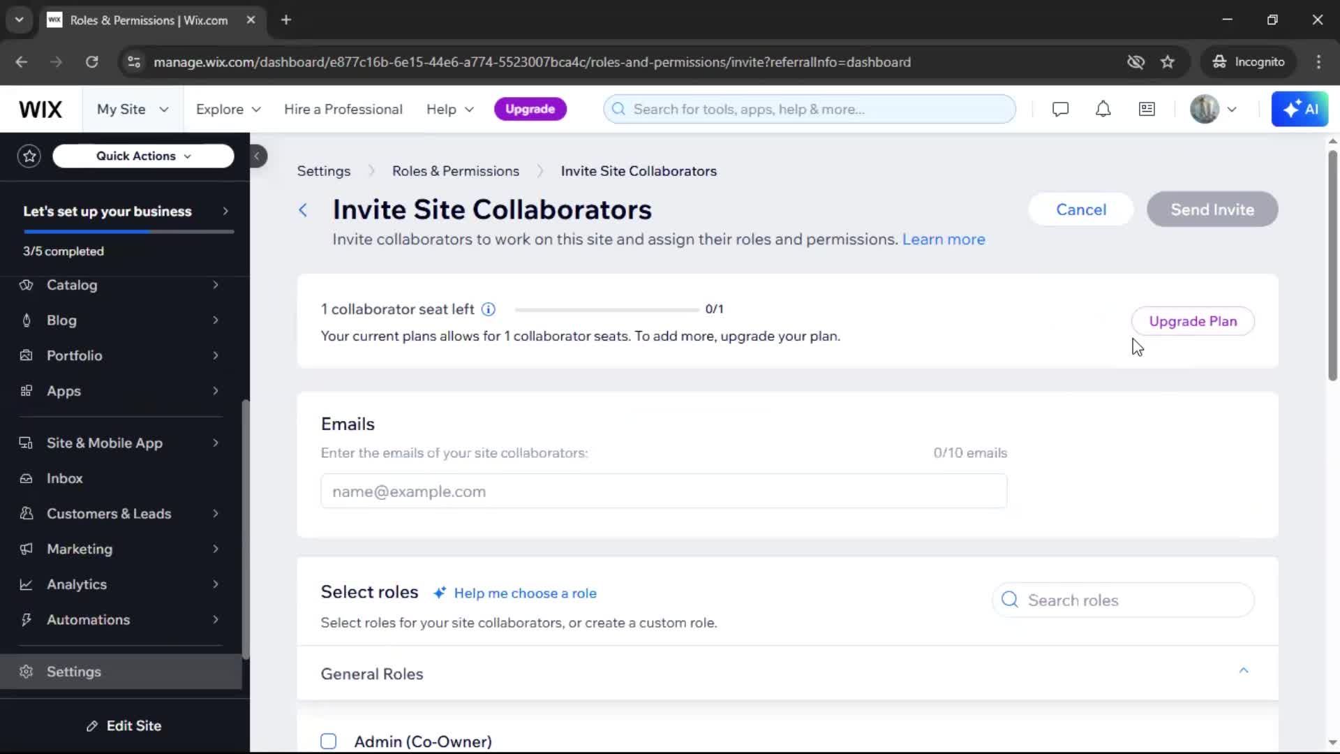 Inviting people on Wix video thumbnail