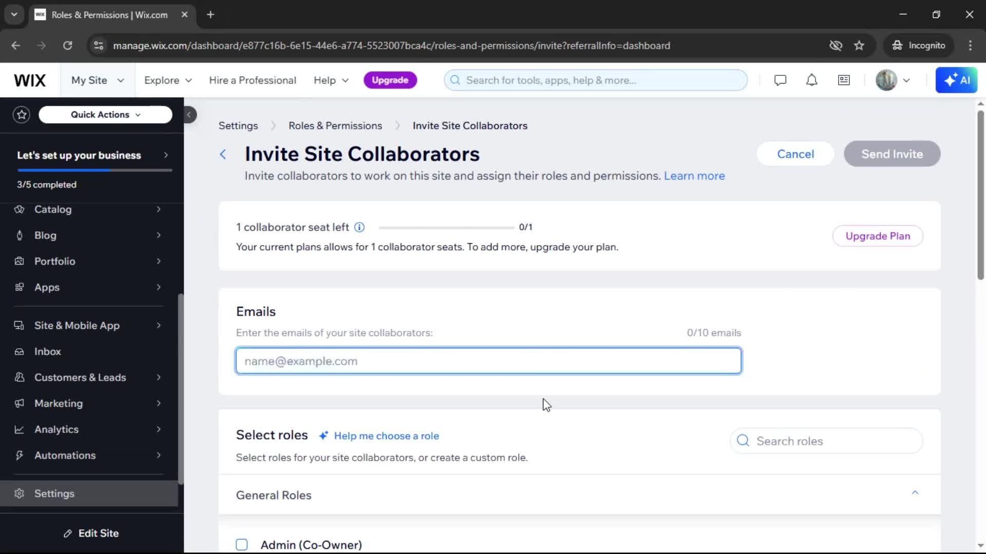 Inviting people on Wix video thumbnail