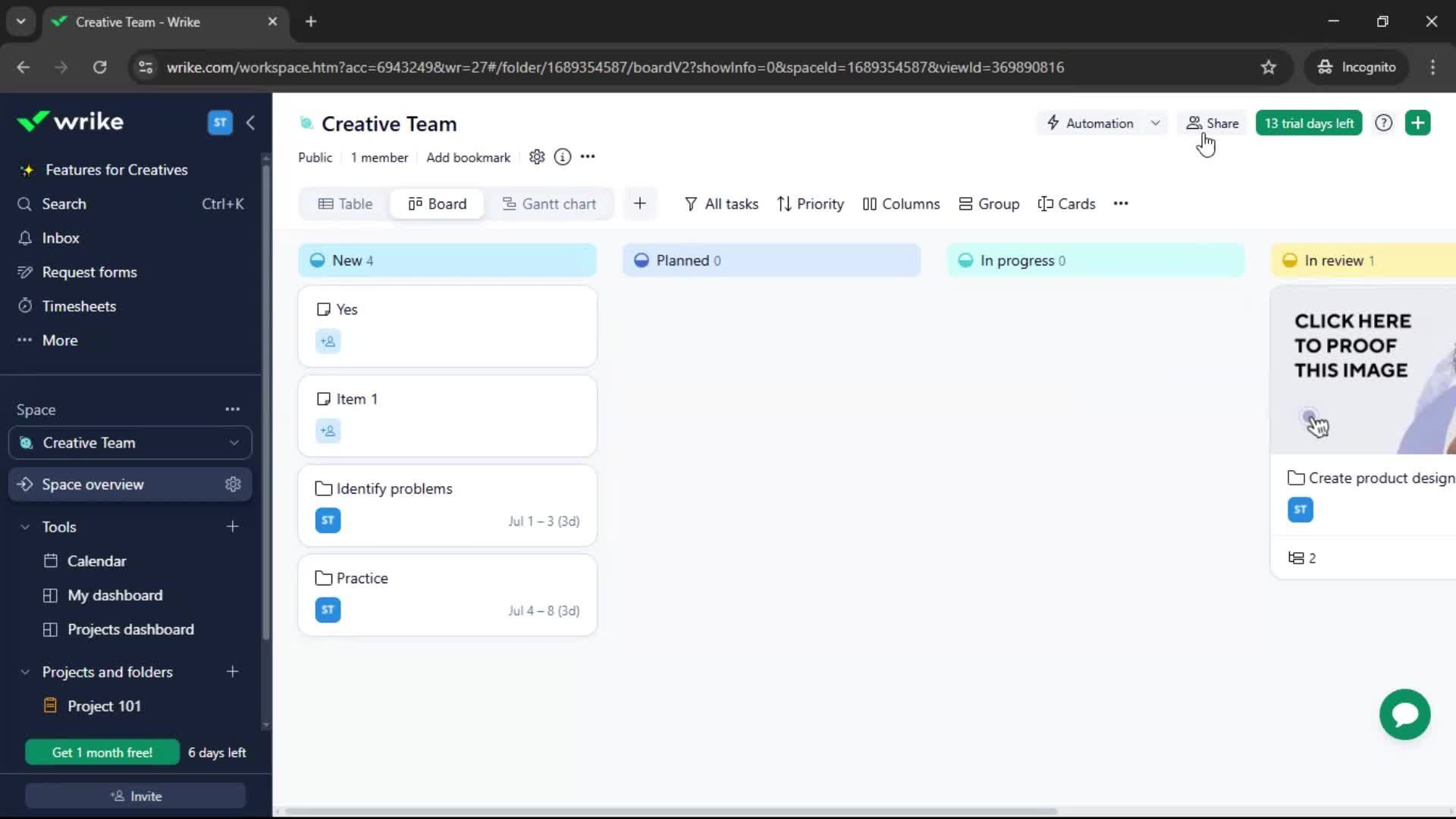 Inviting people screenshot