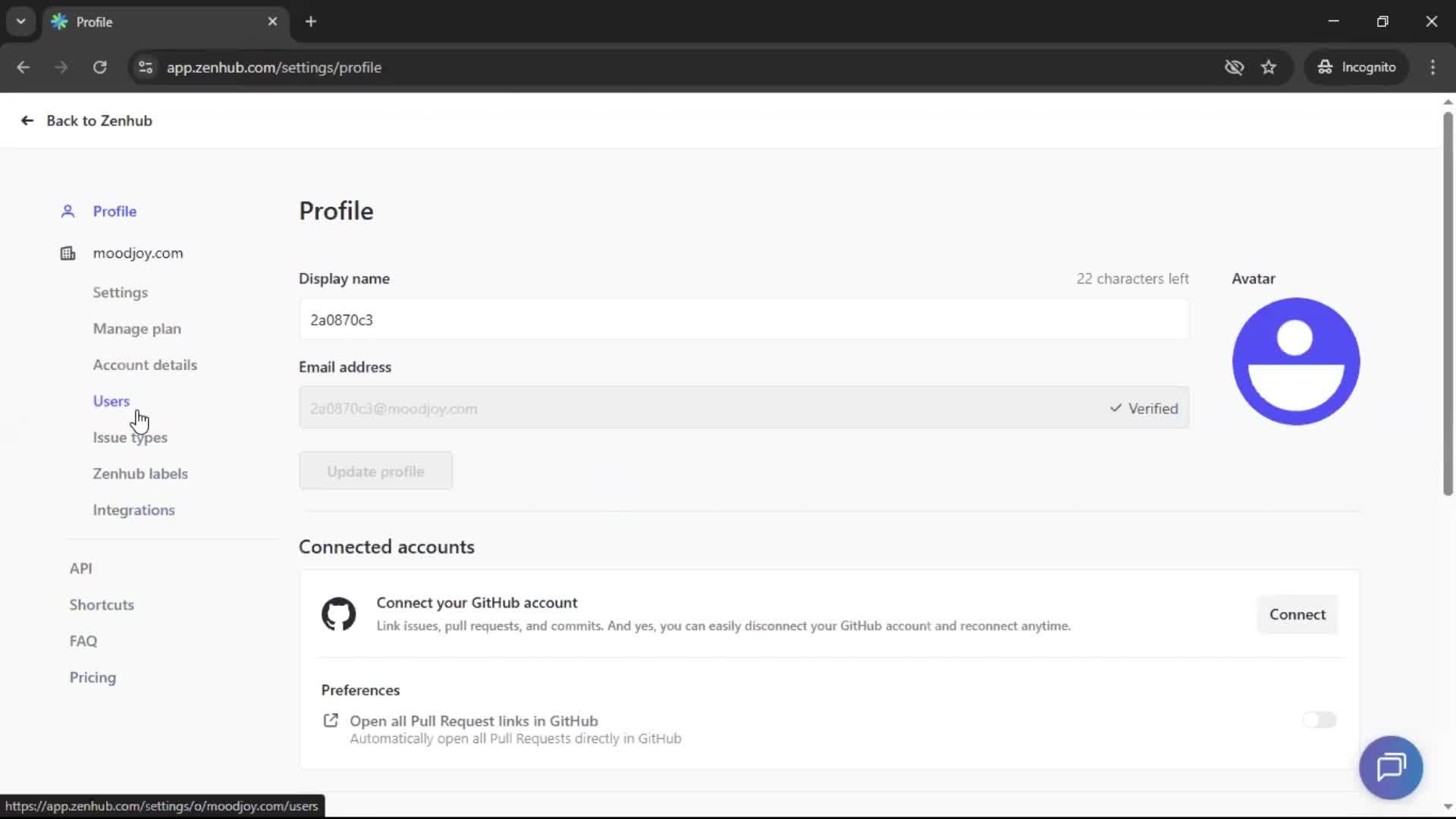 Inviting people screenshot