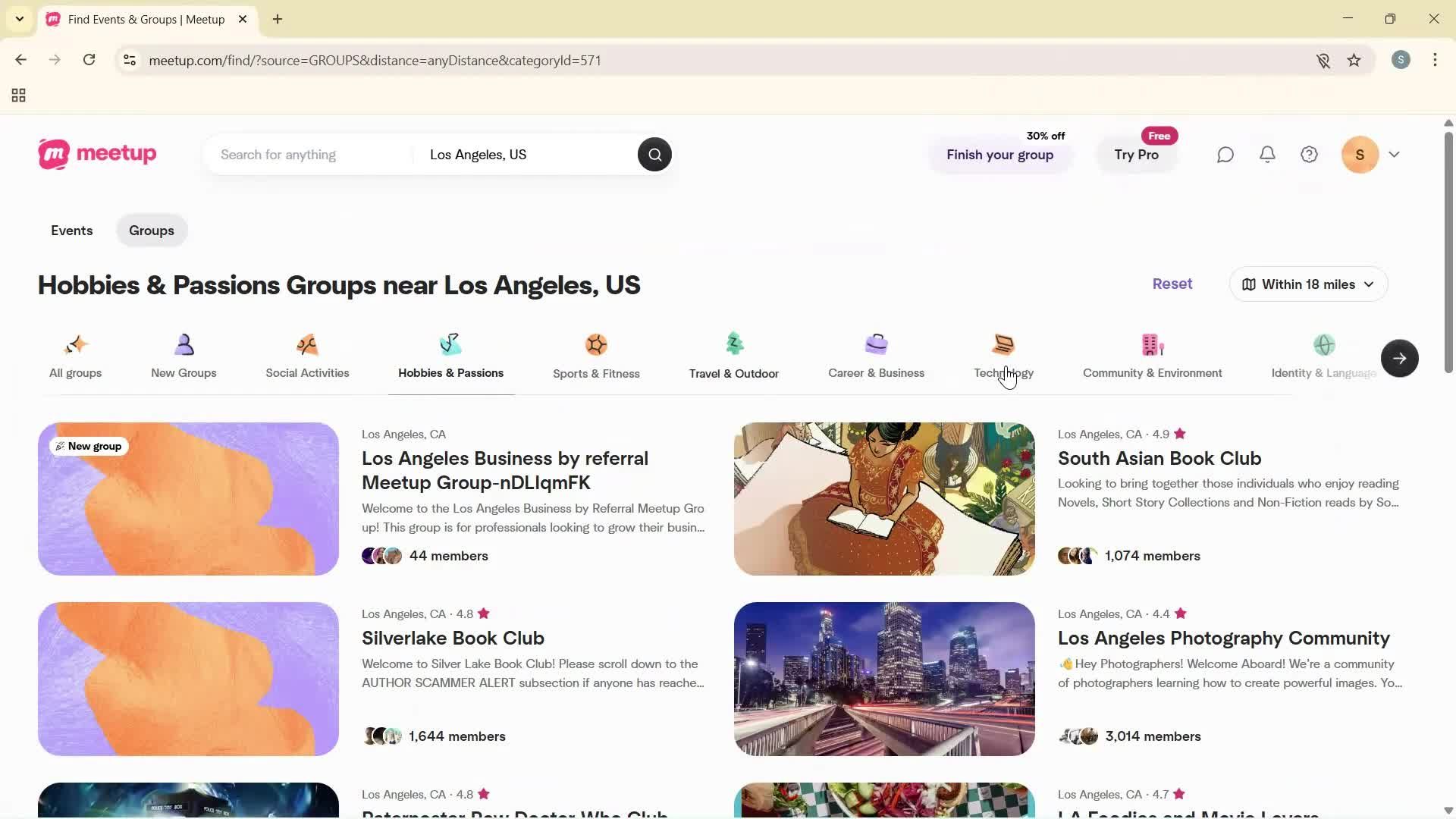 Joining a group on Meetup video thumbnail