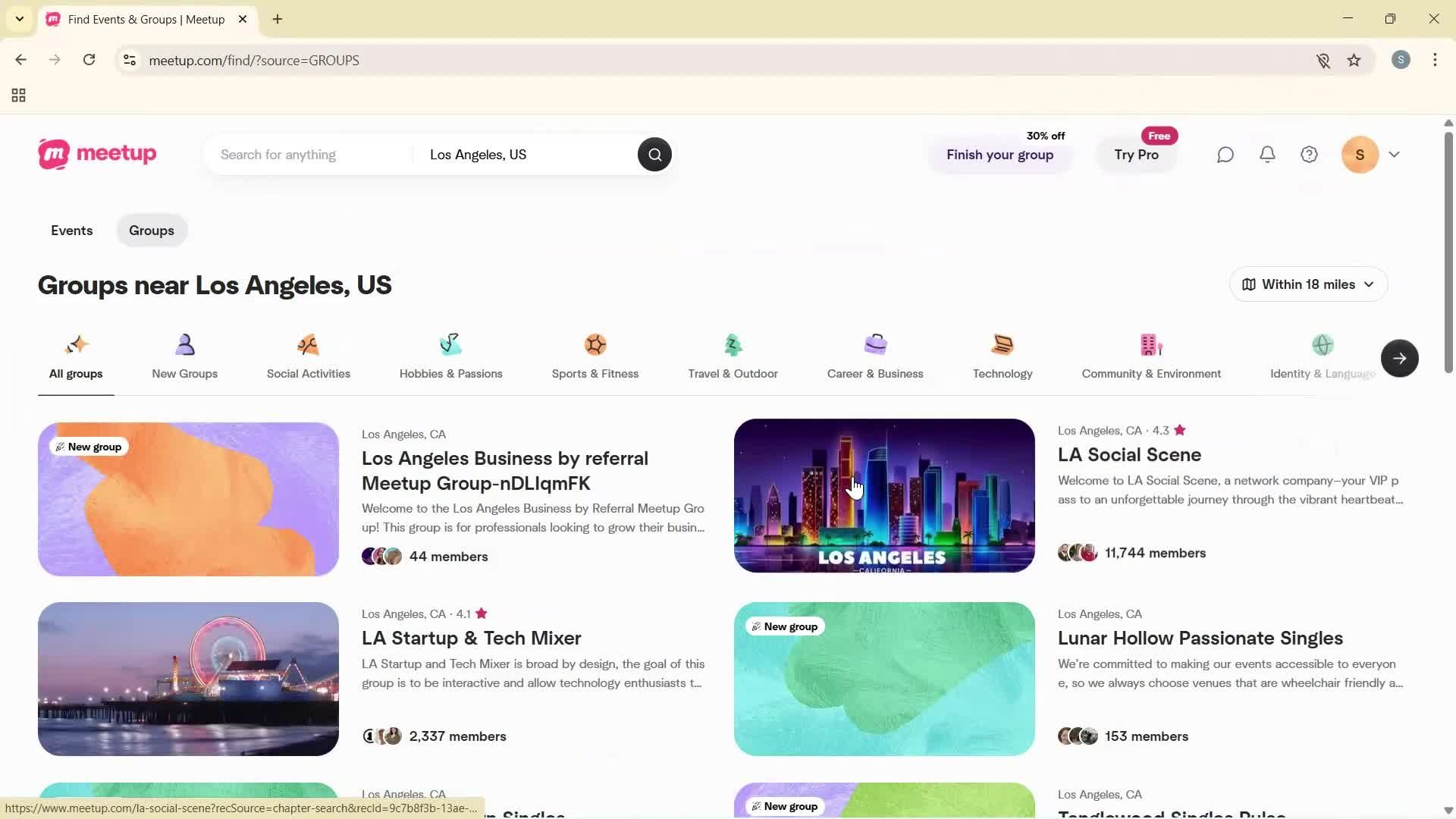 Joining a group on Meetup video thumbnail
