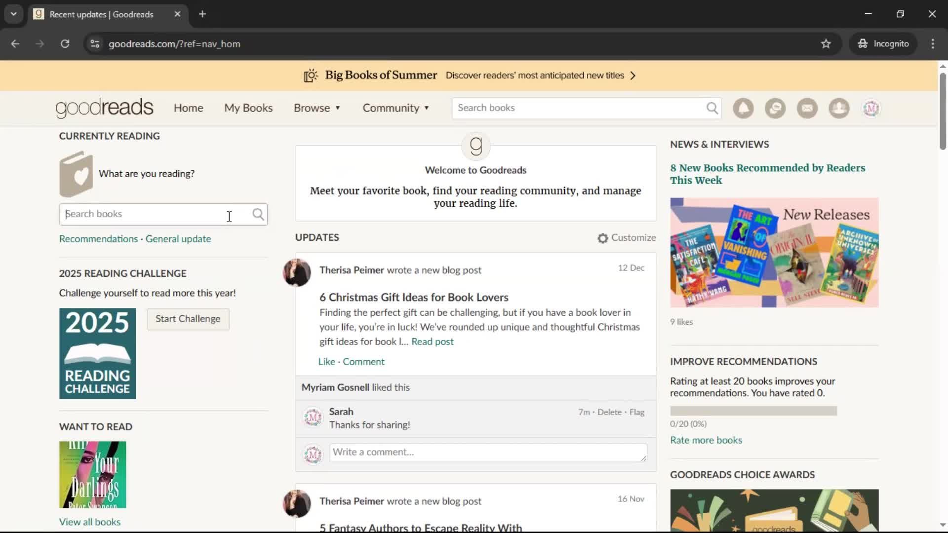 Joining a group screenshot