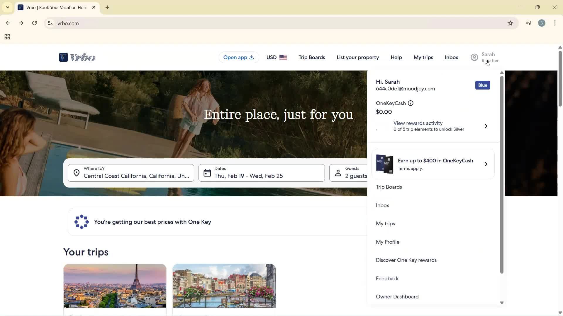 Logging out screenshot