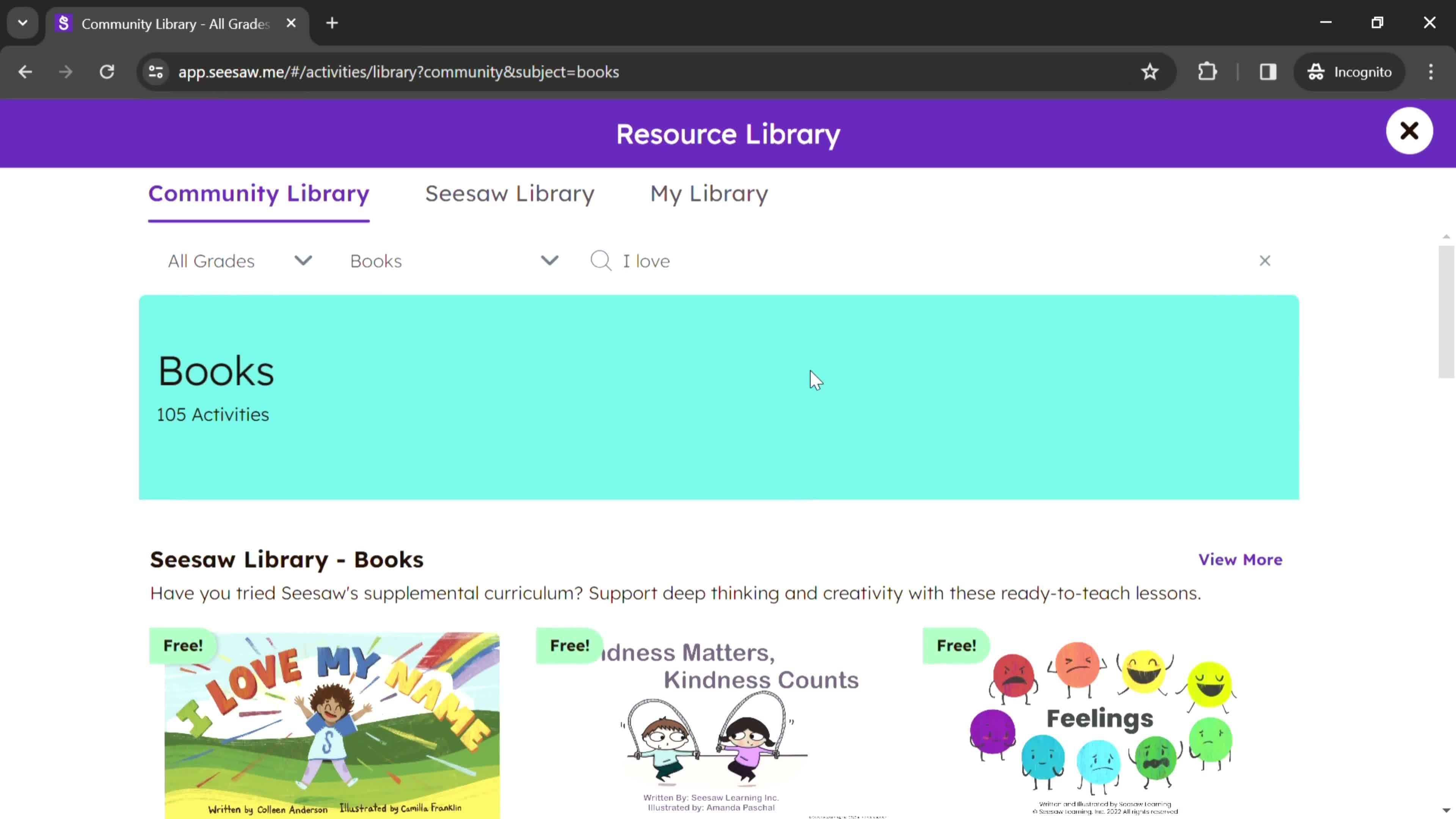 Library on Seesaw video thumbnail