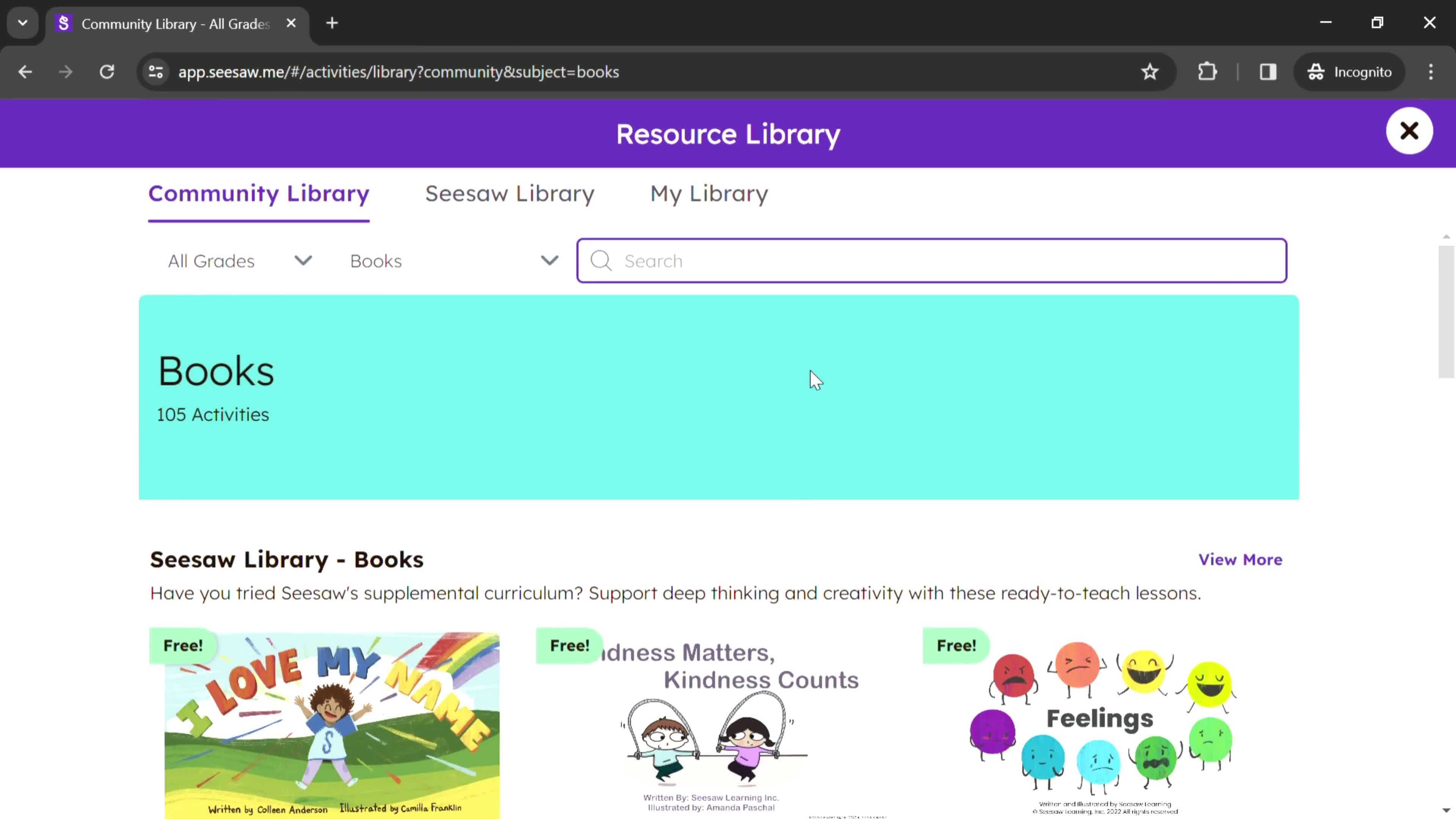 Library on Seesaw video thumbnail