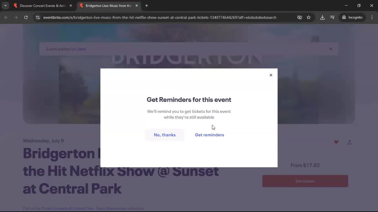 Saving screenshot