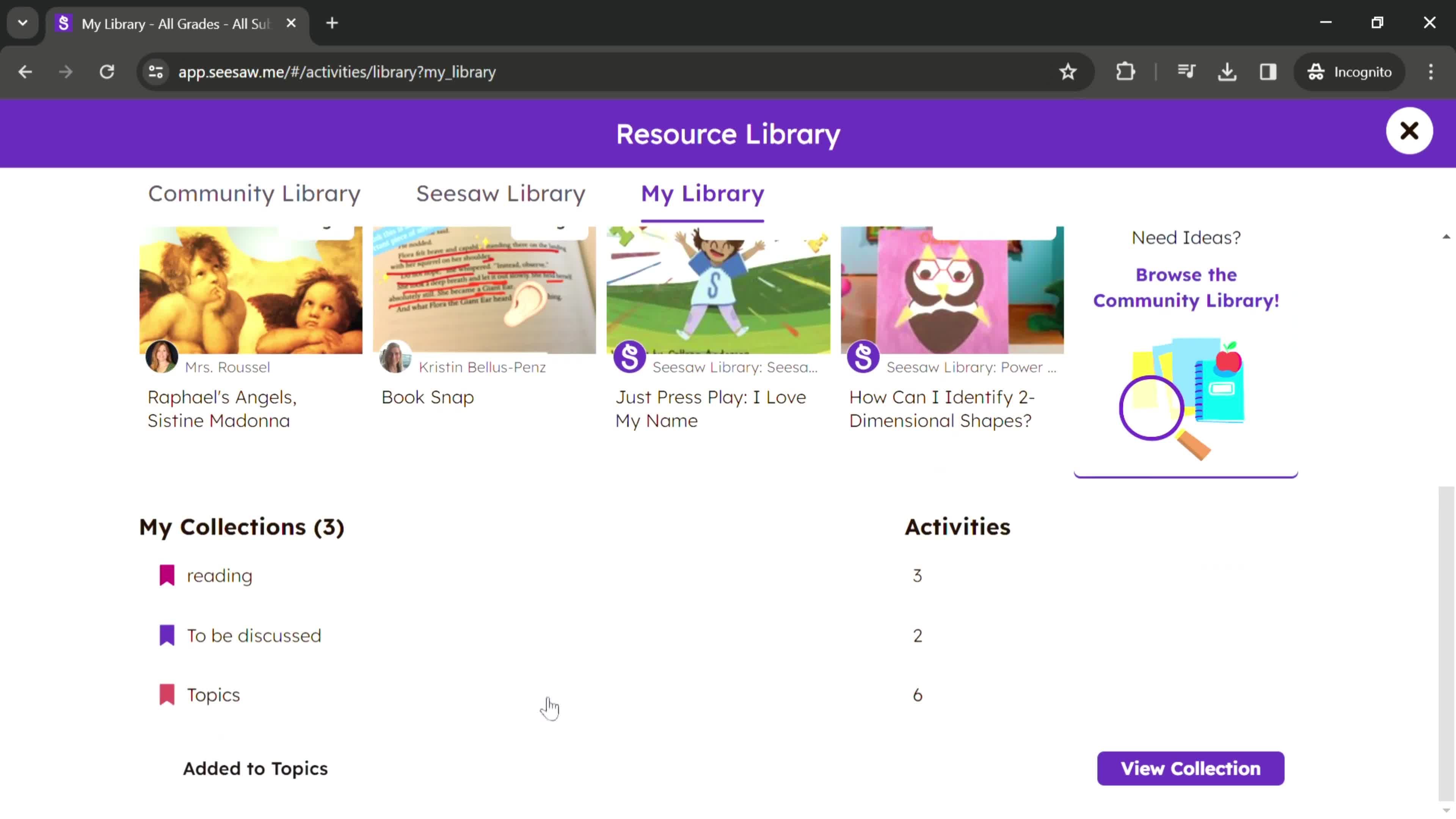 Adding to collections on Seesaw video thumbnail