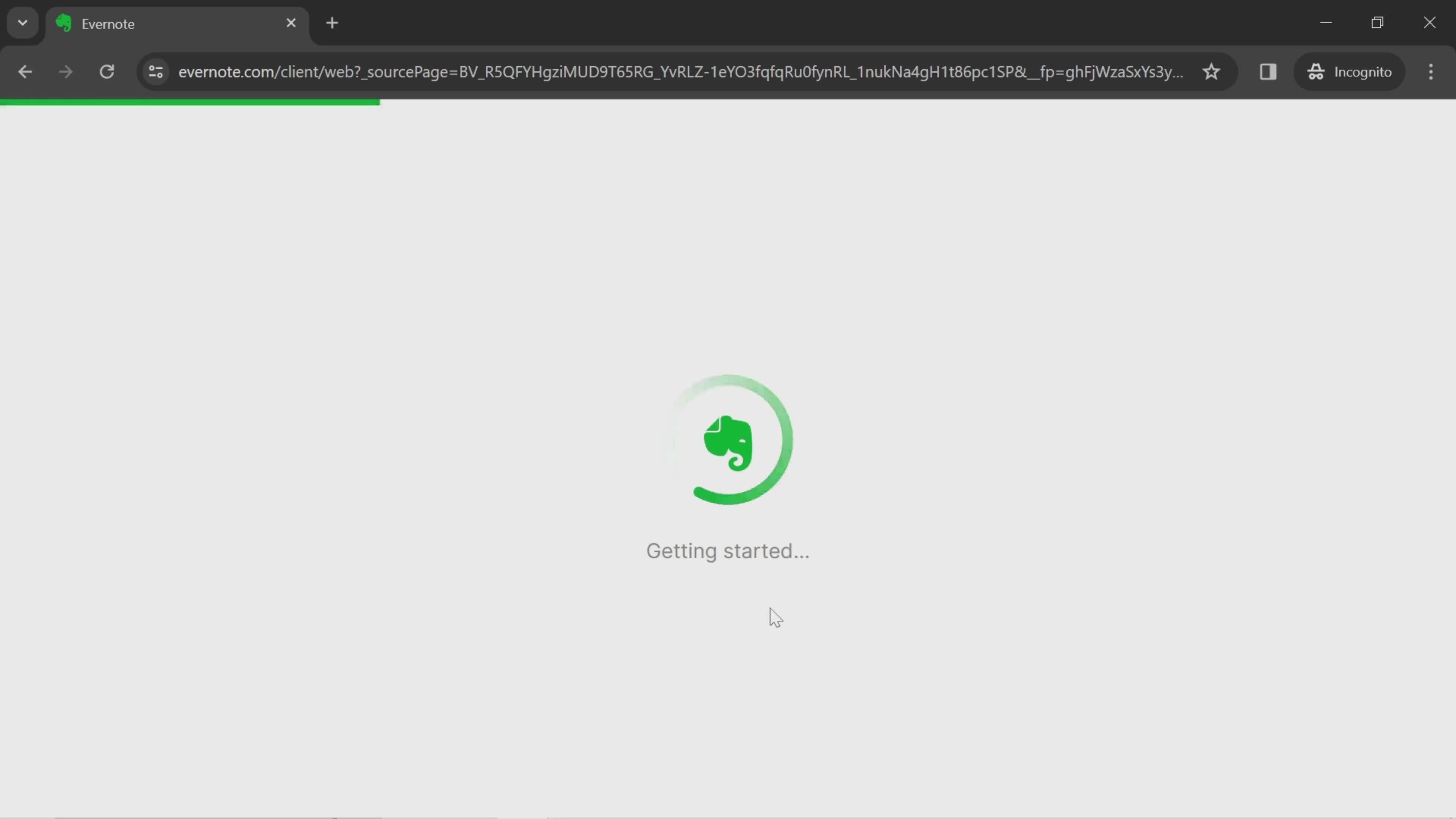 Logging in on Evernote video thumbnail