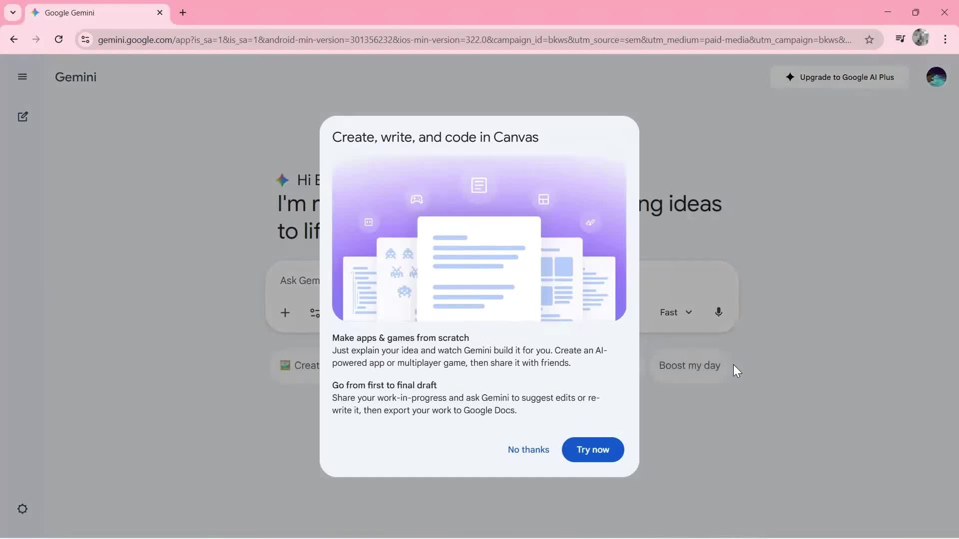 Logging in screenshot