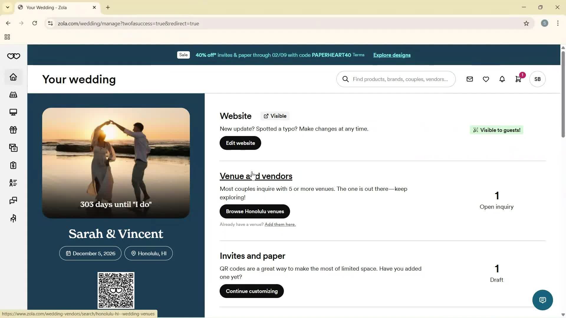 Logging in screenshot