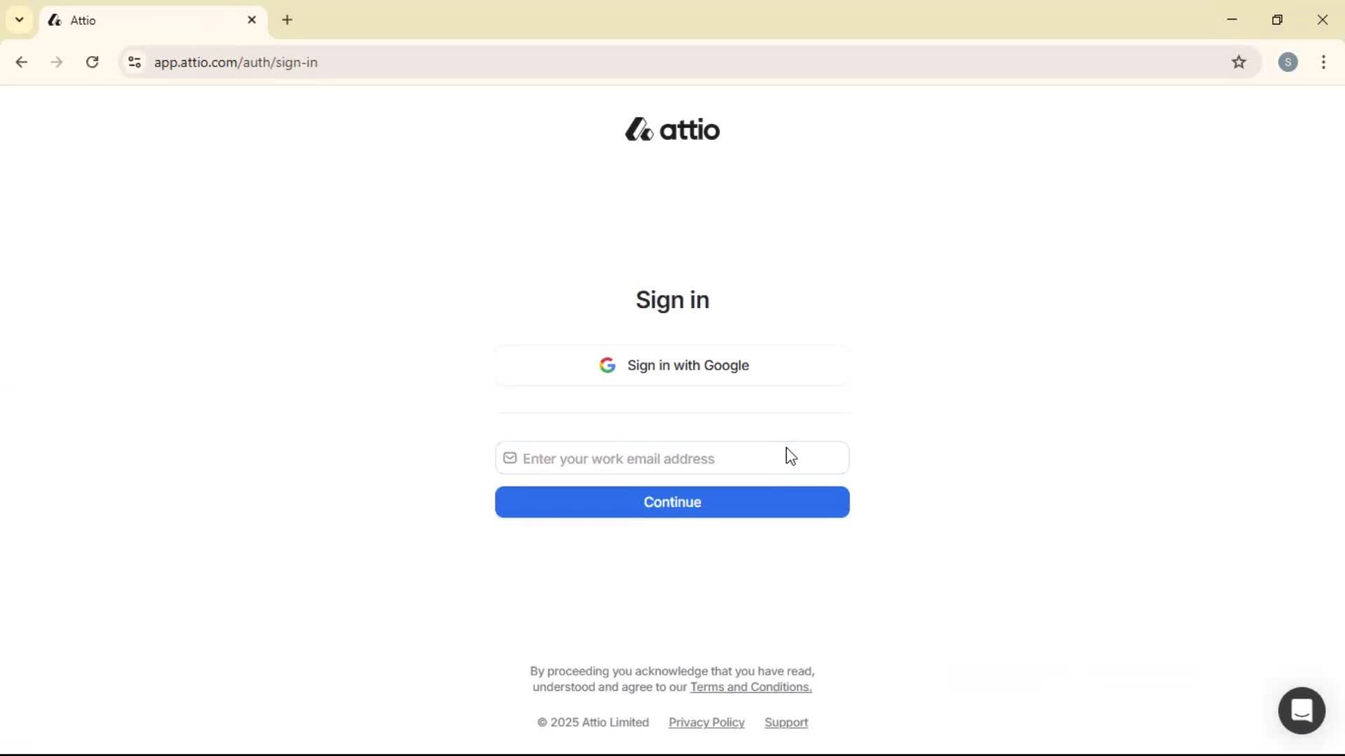 Logging in on Attio video thumbnail