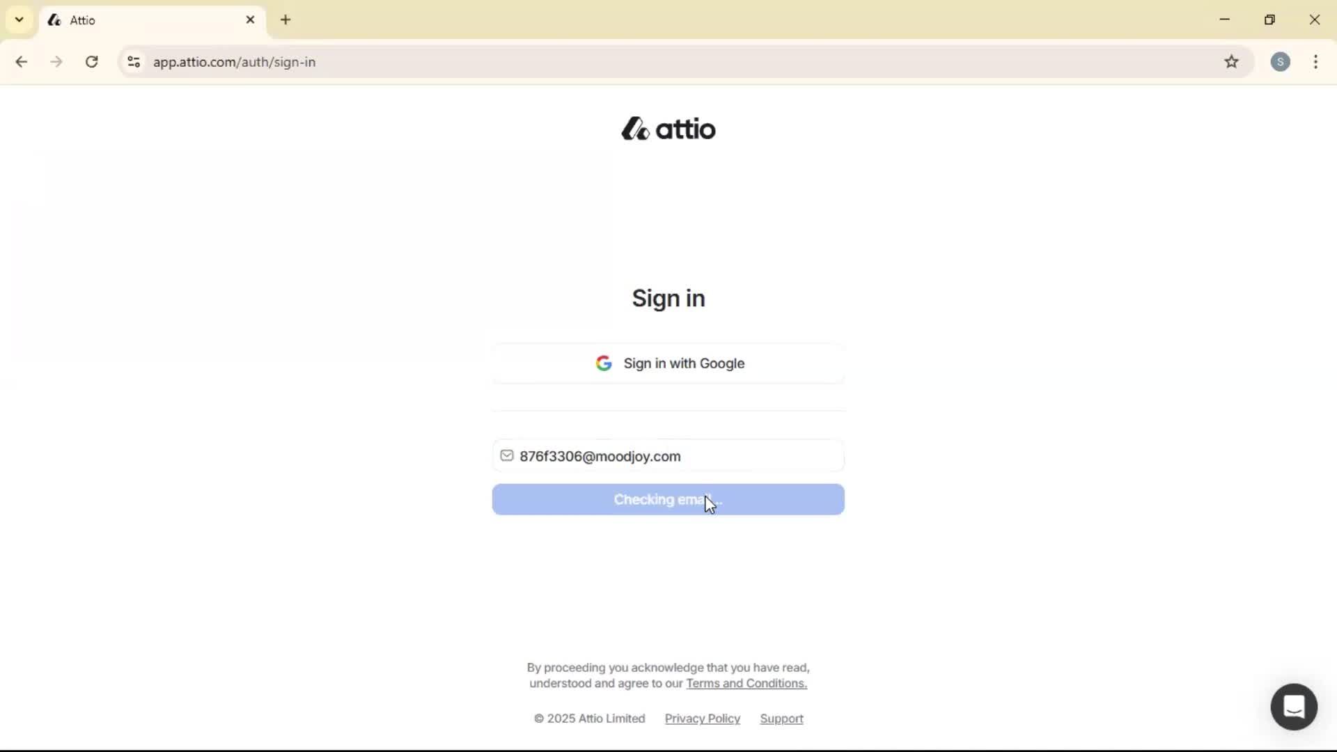 Logging in on Attio video thumbnail