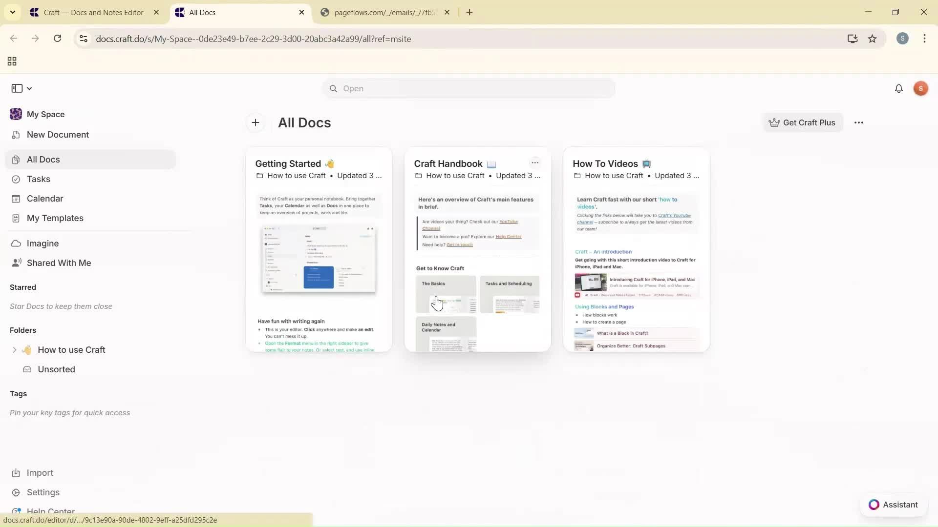 Logging in screenshot