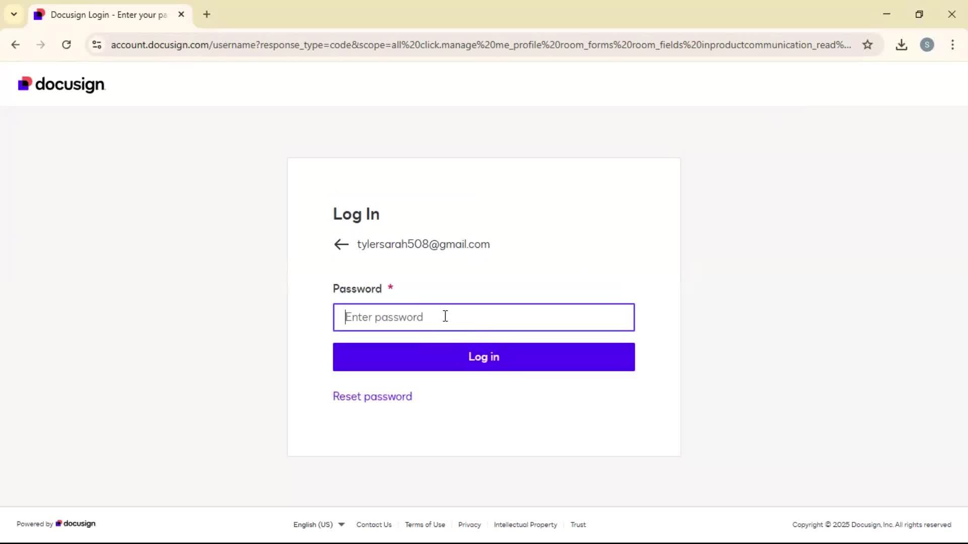 Logging in on Docusign video thumbnail