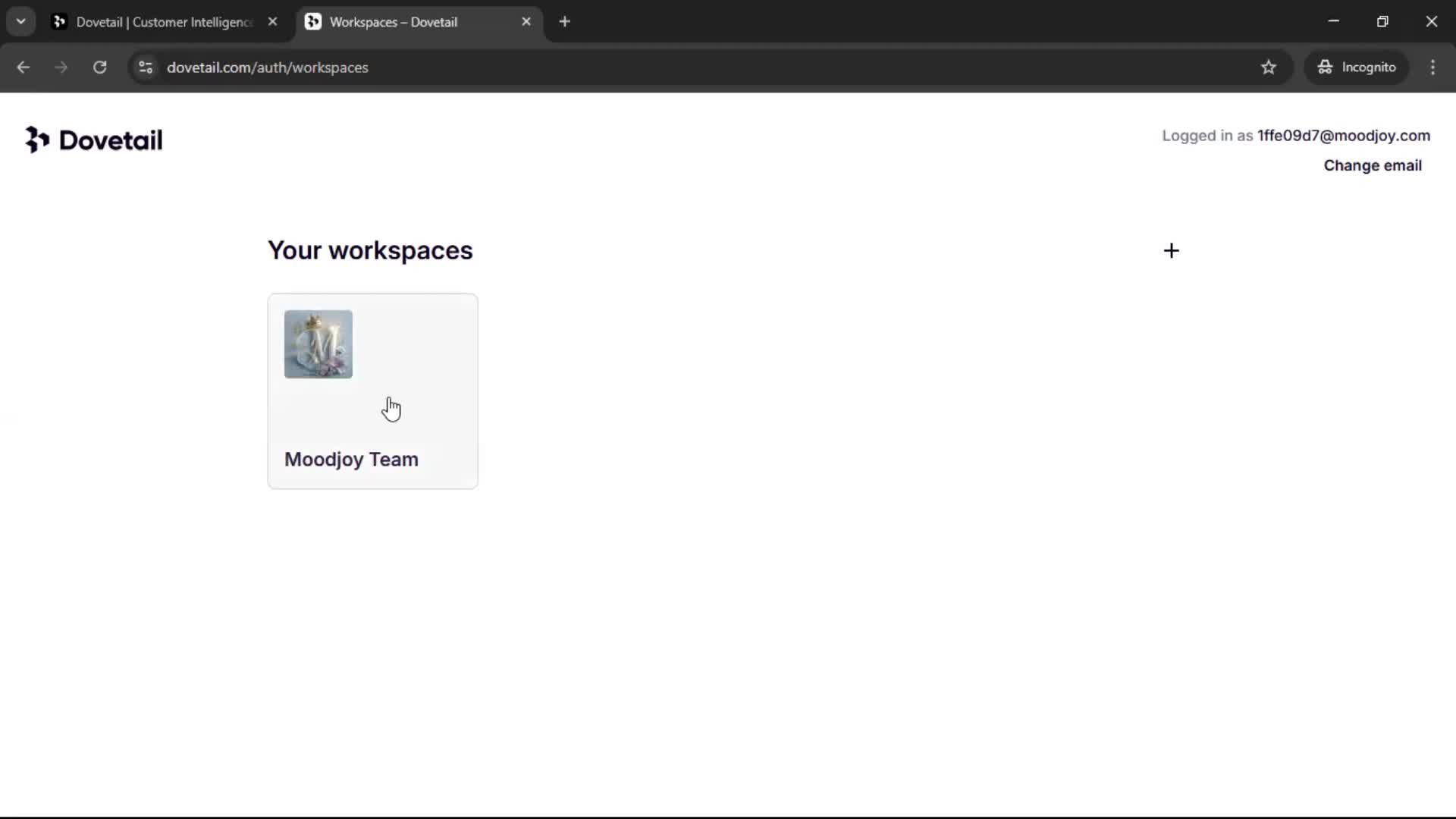 Logging in screenshot