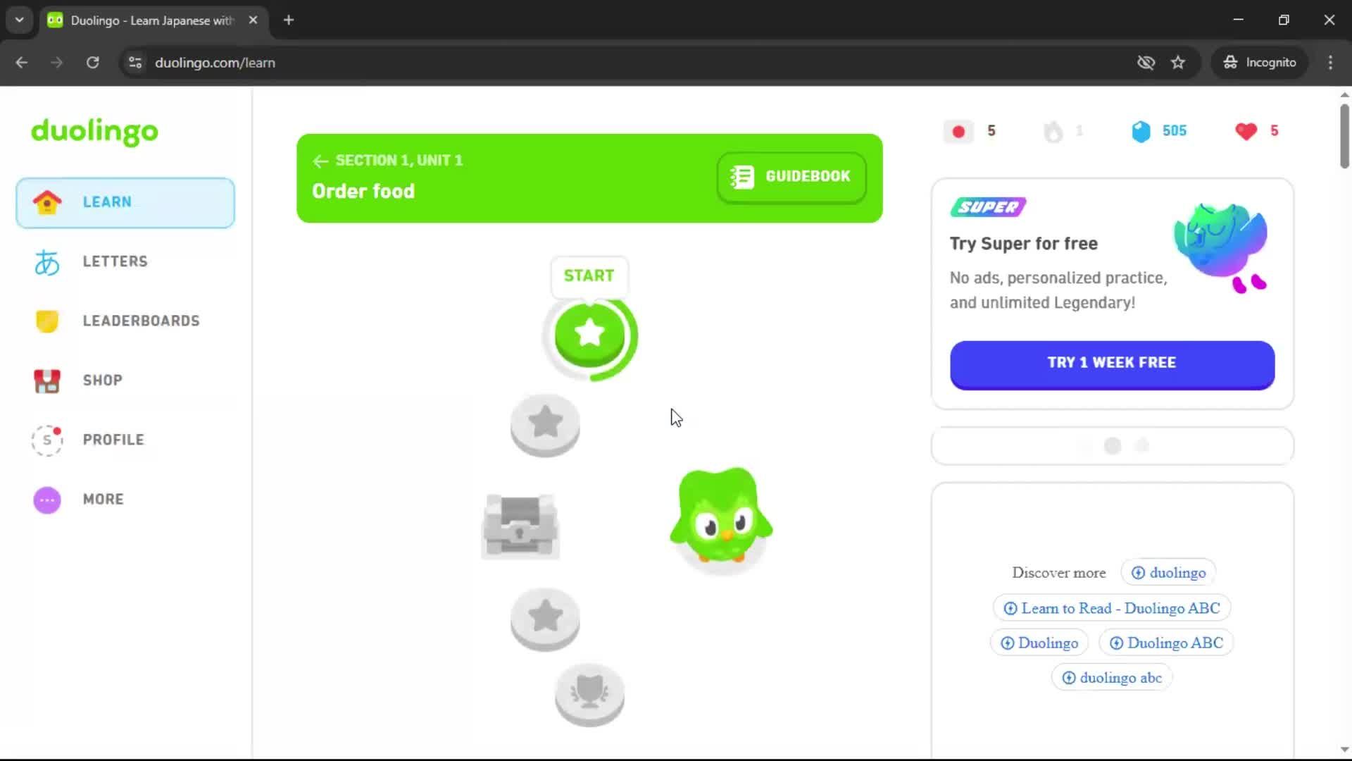 Logging in screenshot