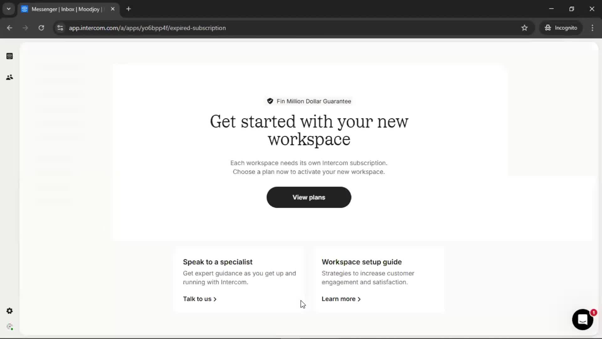 Logging in screenshot