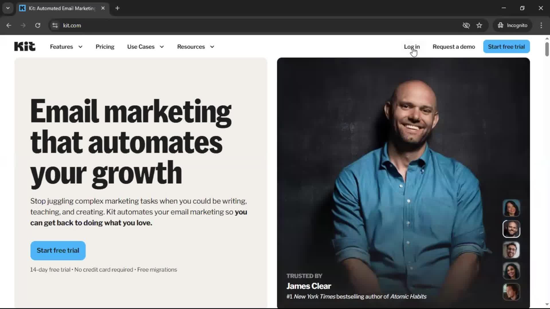 Logging in on Kit video thumbnail