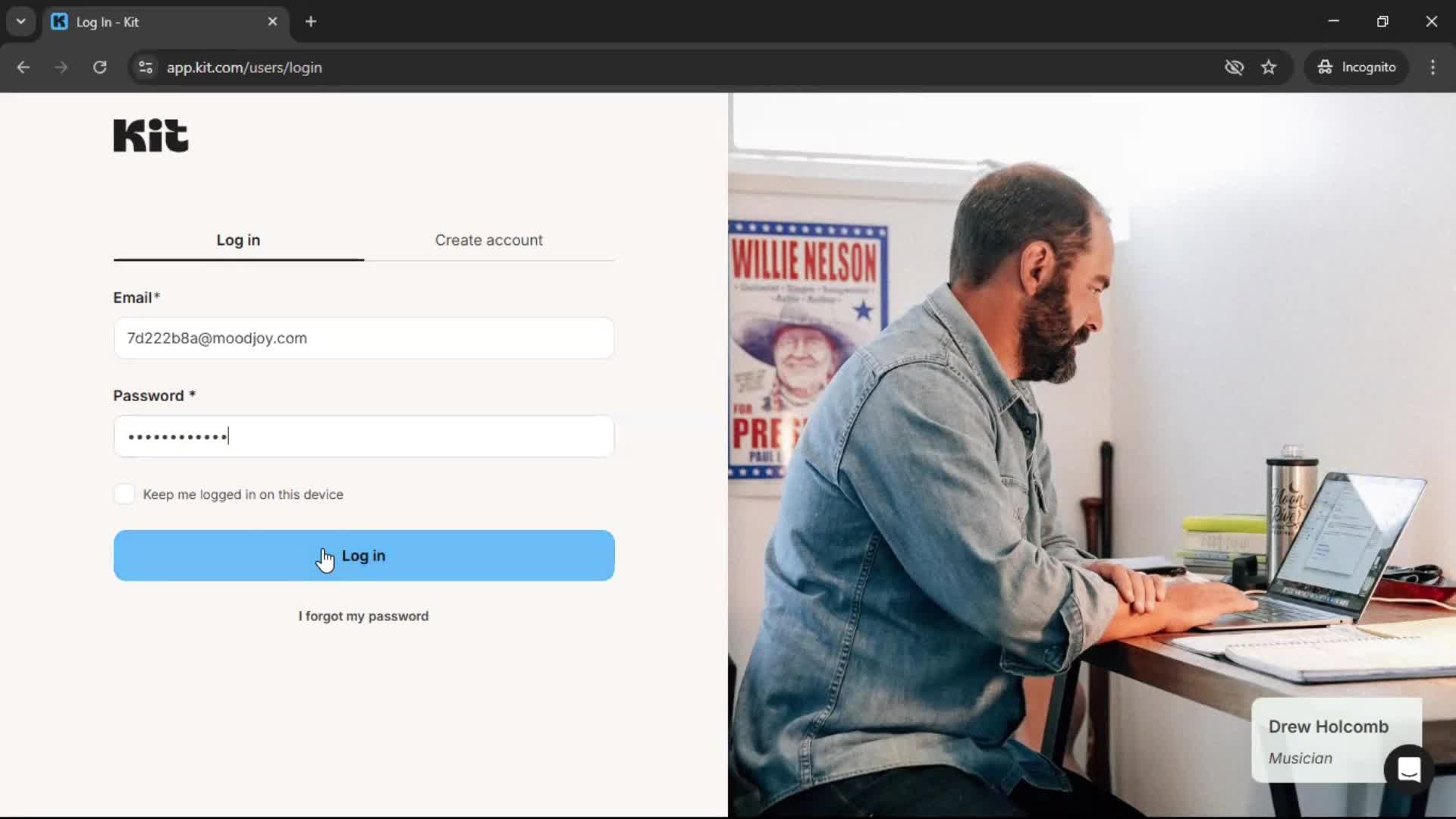 Logging in on Kit video thumbnail