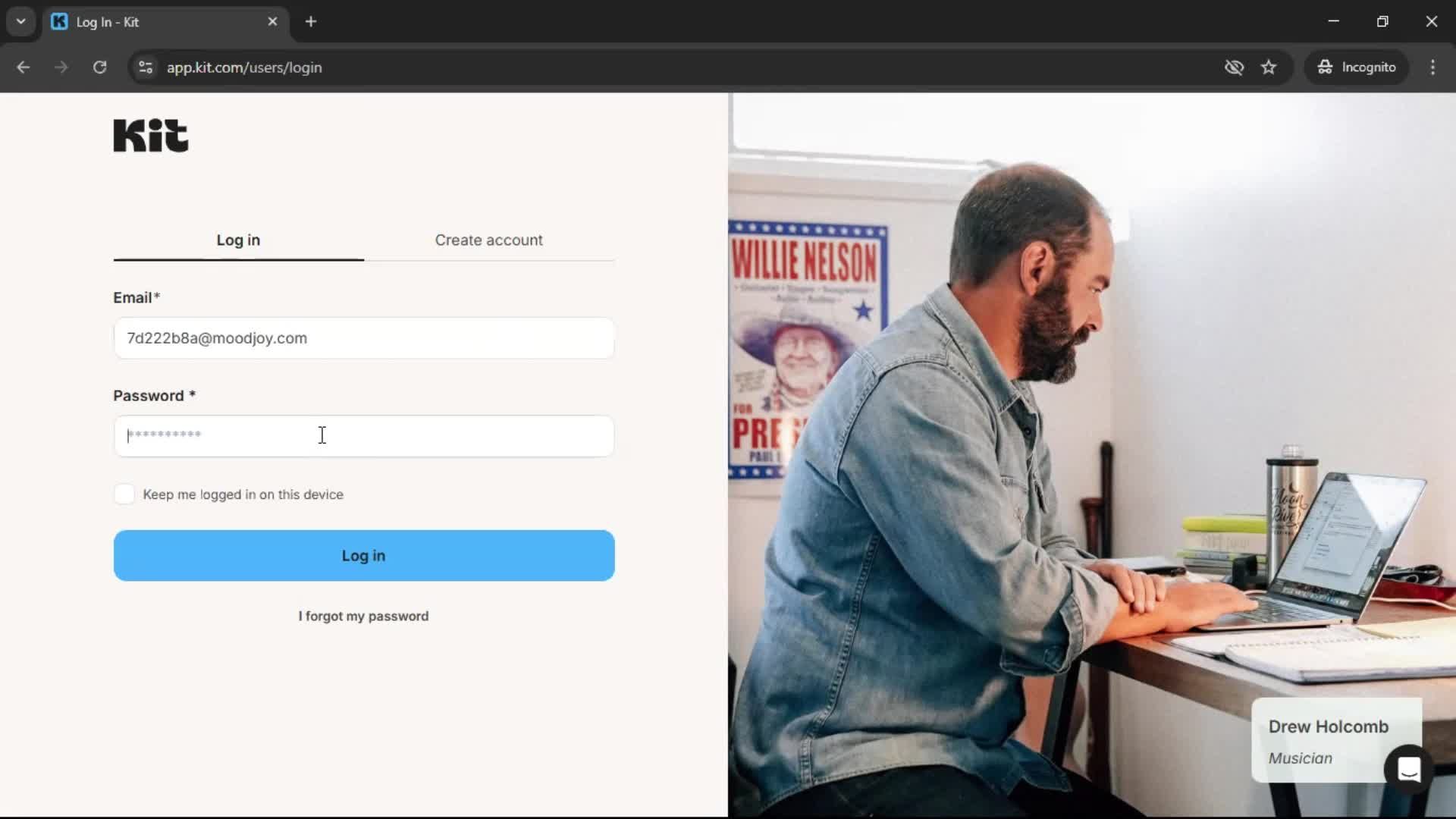 Logging in on Kit video thumbnail