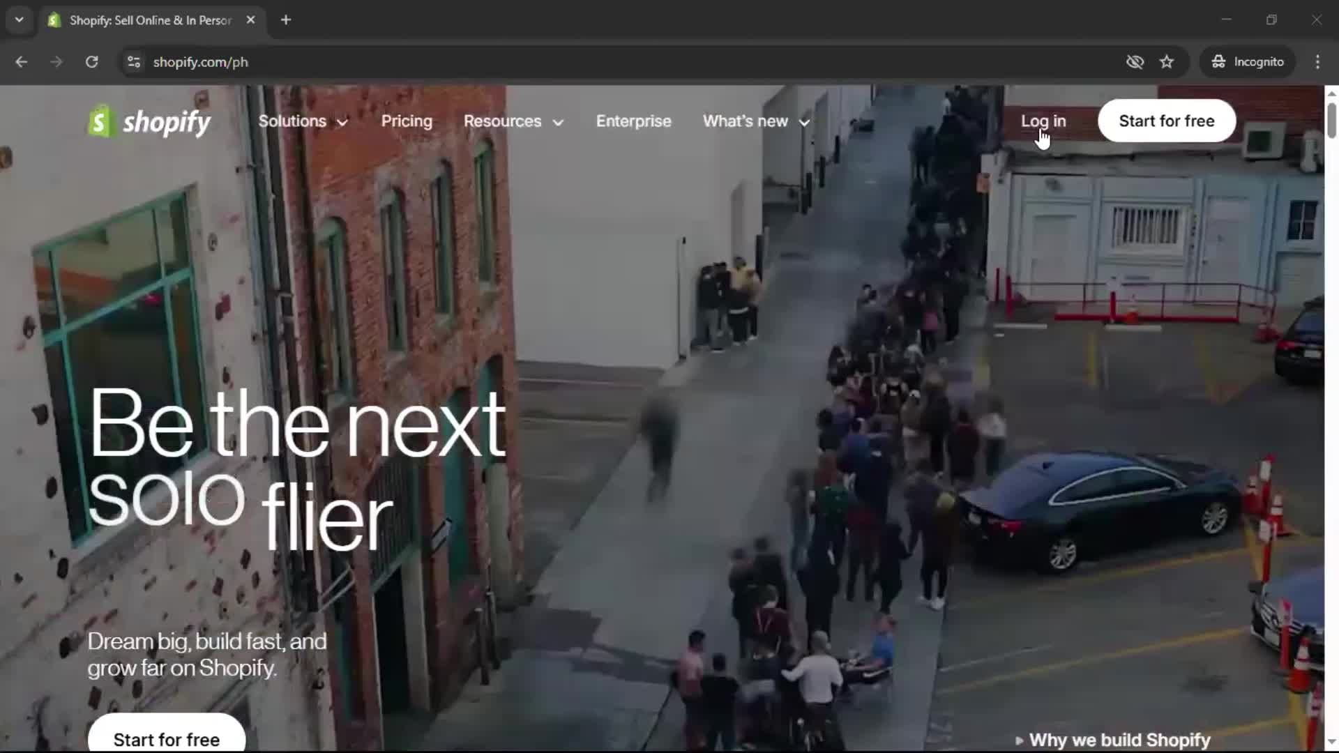 Logging in on Shopify video thumbnail