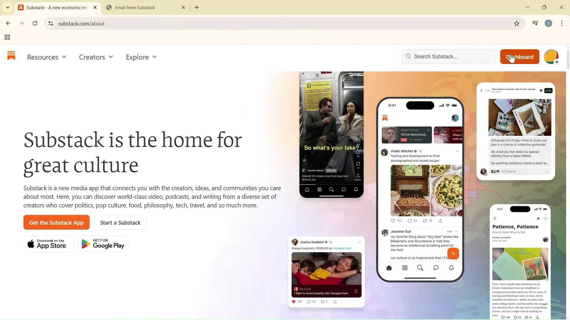 Logging in screenshot