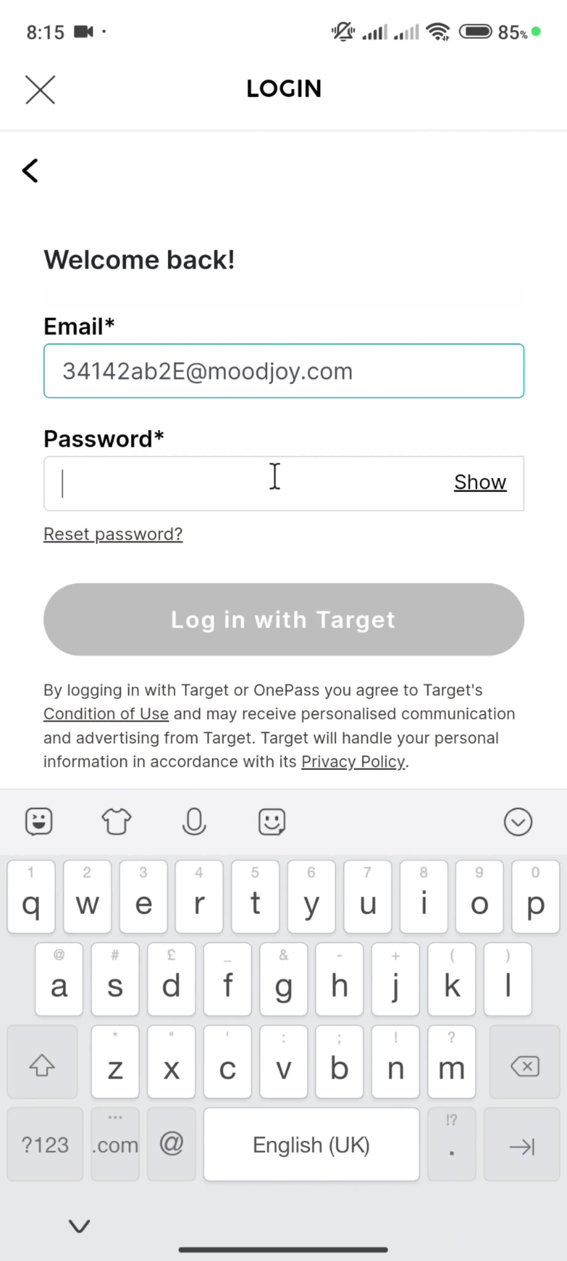Logging in on Target video thumbnail