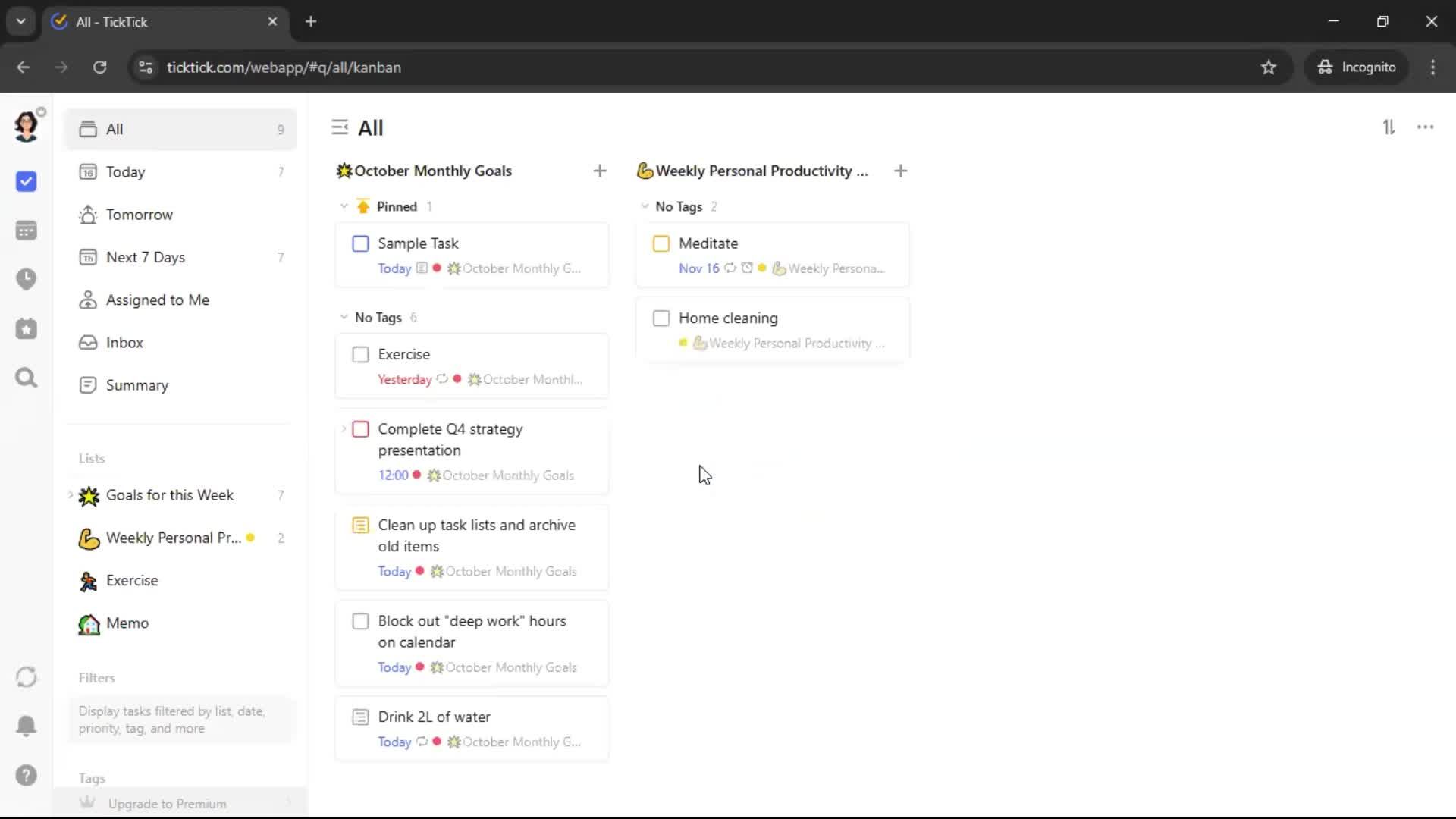 Logging in screenshot