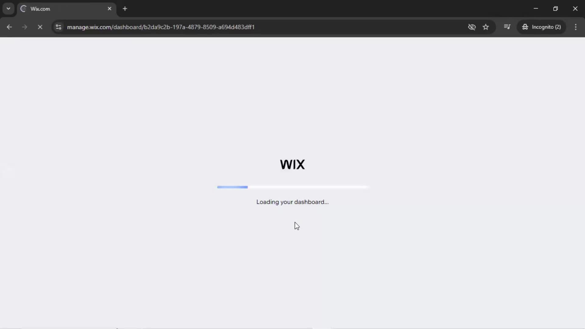 Logging in on Wix video thumbnail