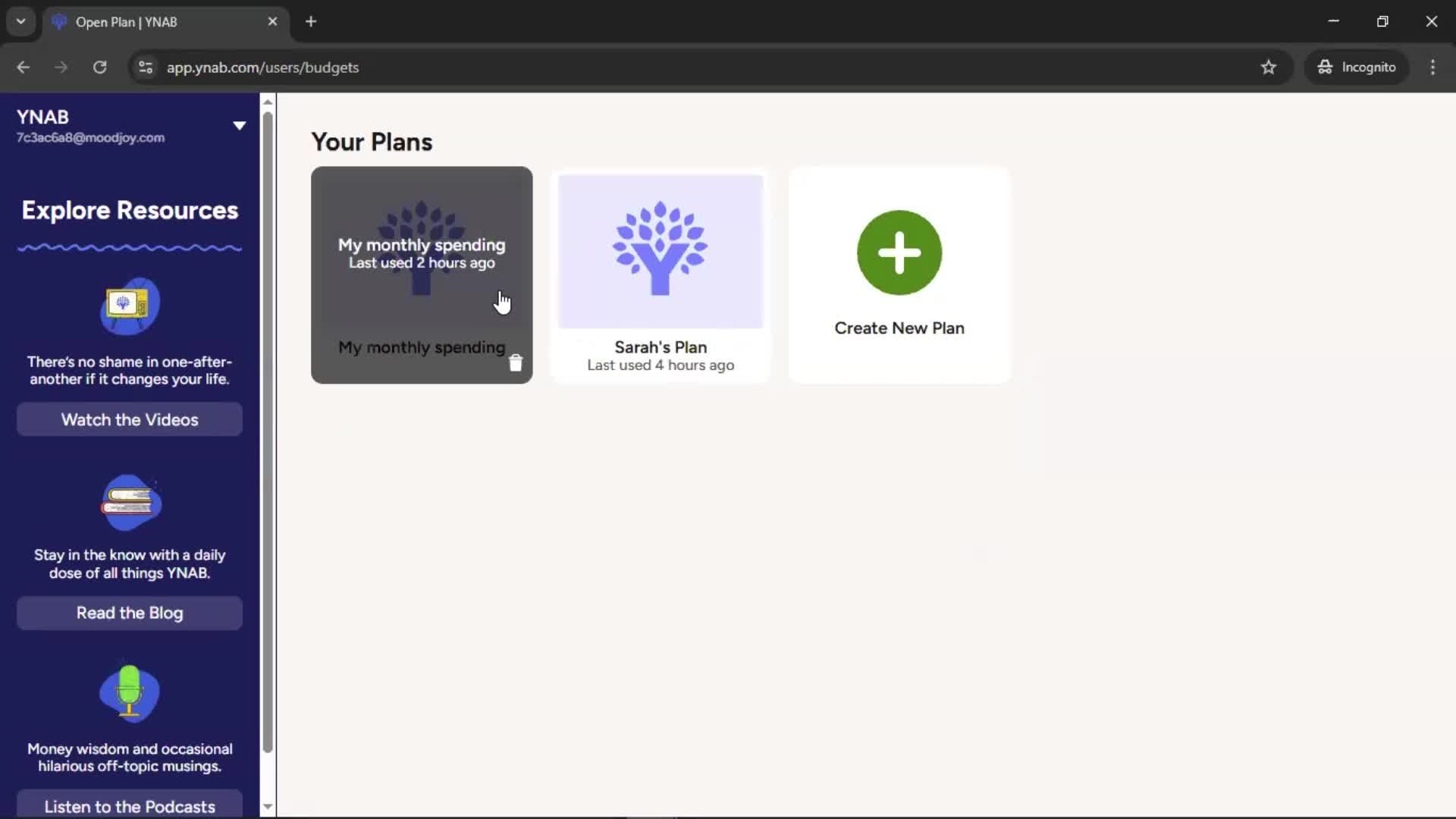 Logging in screenshot