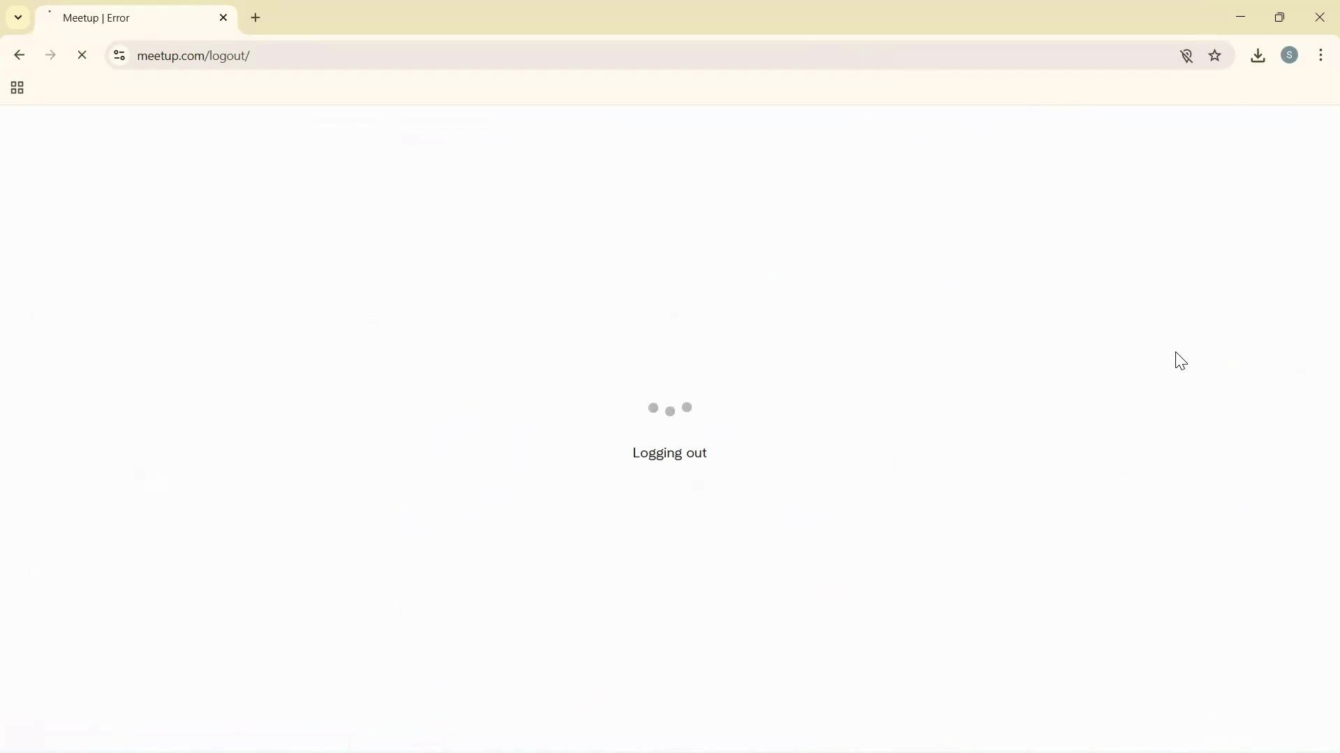 Logging out on Meetup video thumbnail