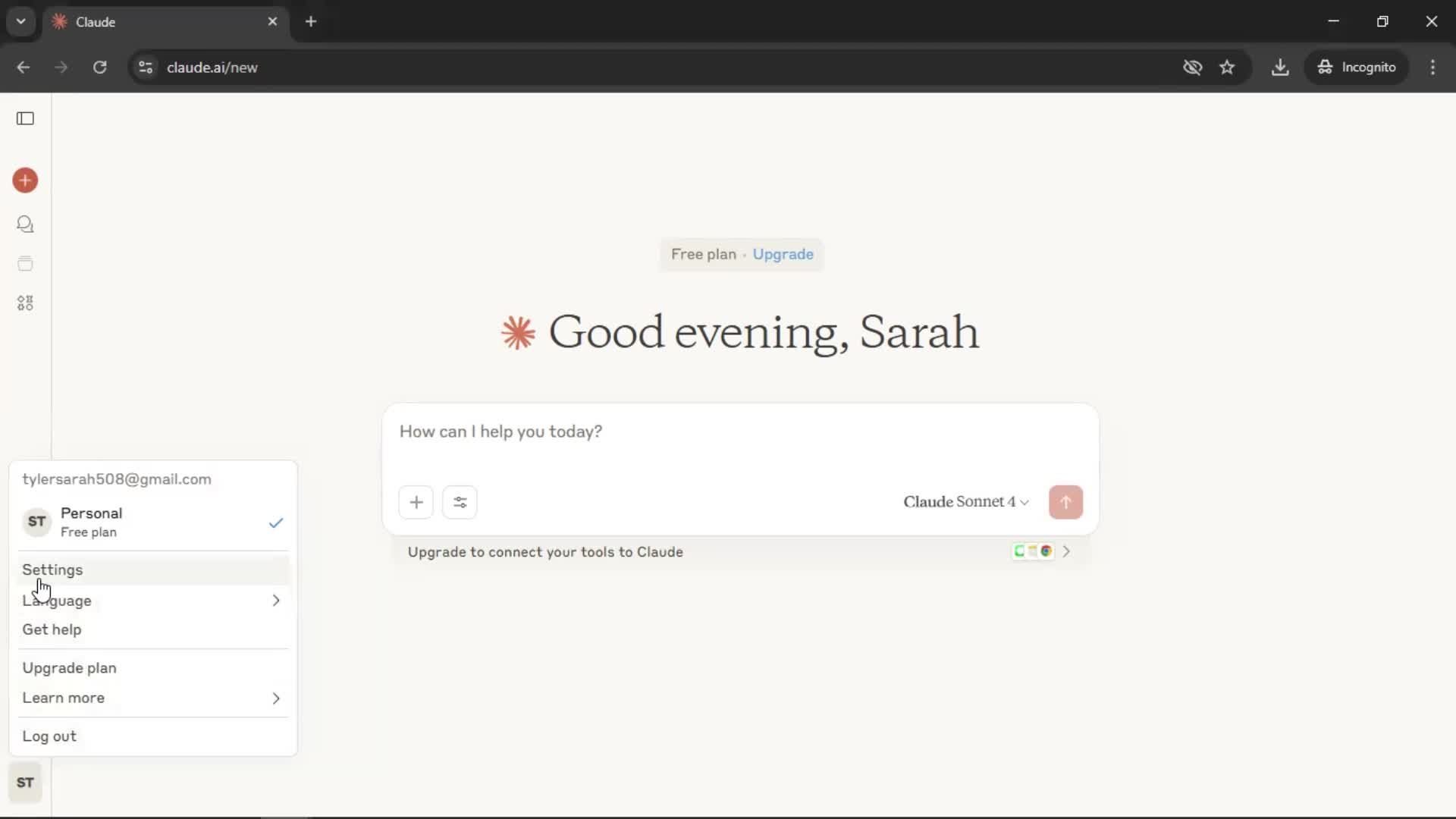 Disconnecting devices screenshot