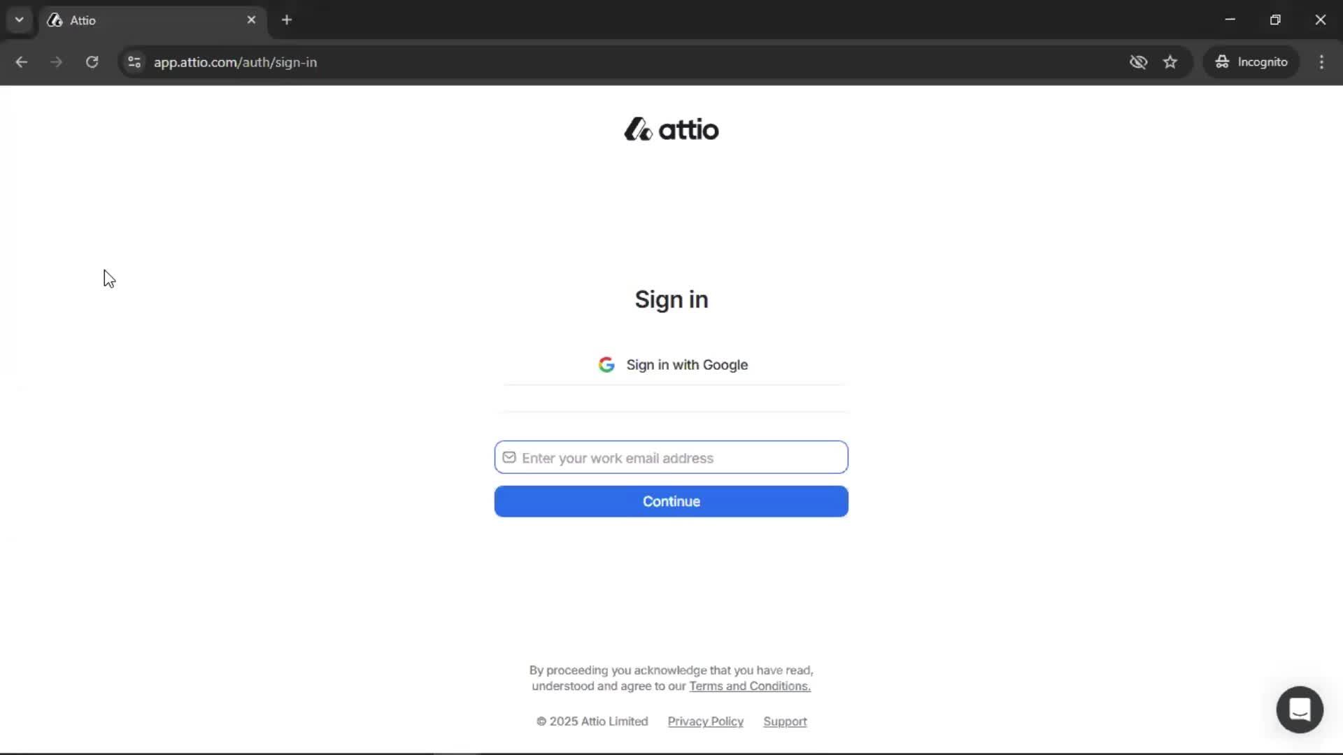 Logging out on Attio video thumbnail