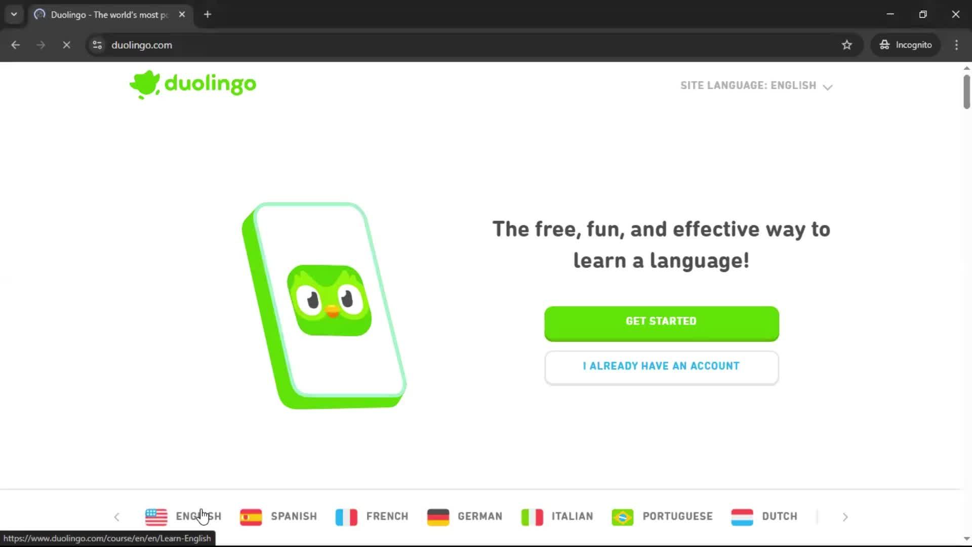 Duolingo screenshot