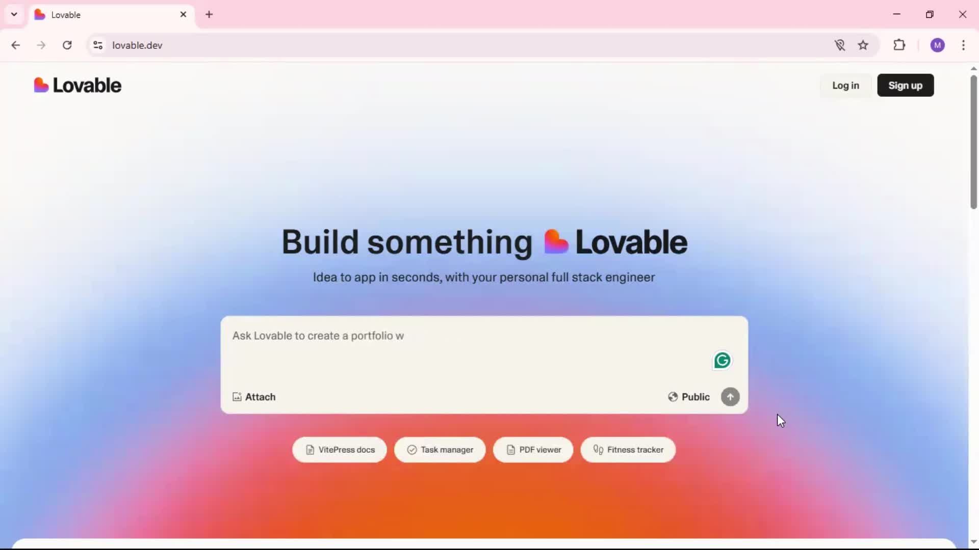 Logging out screenshot