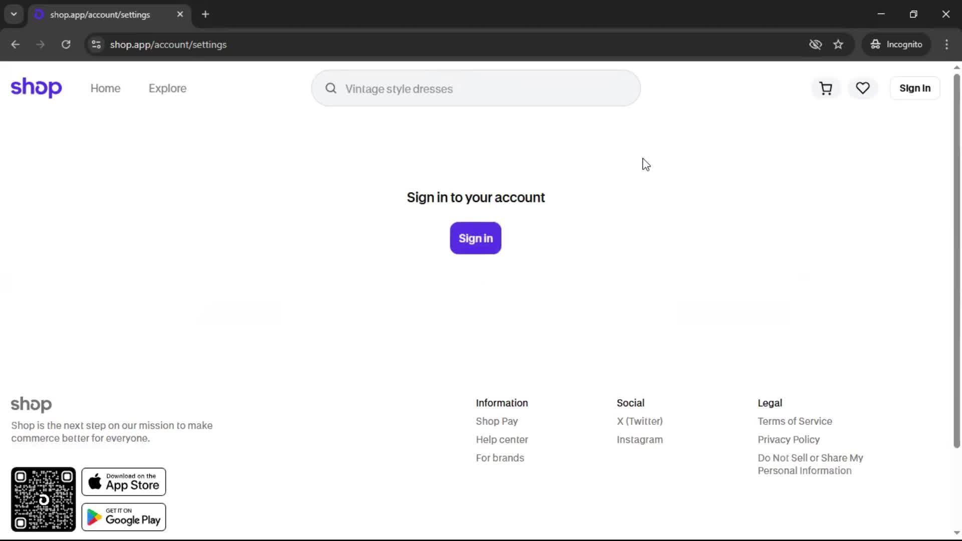 Logging out screenshot