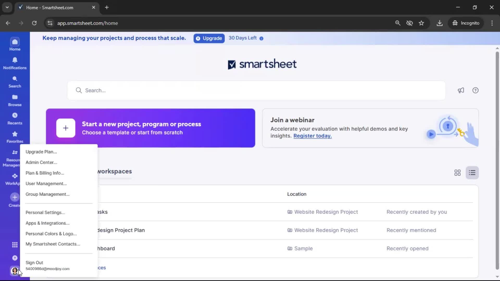 Logging out screenshot