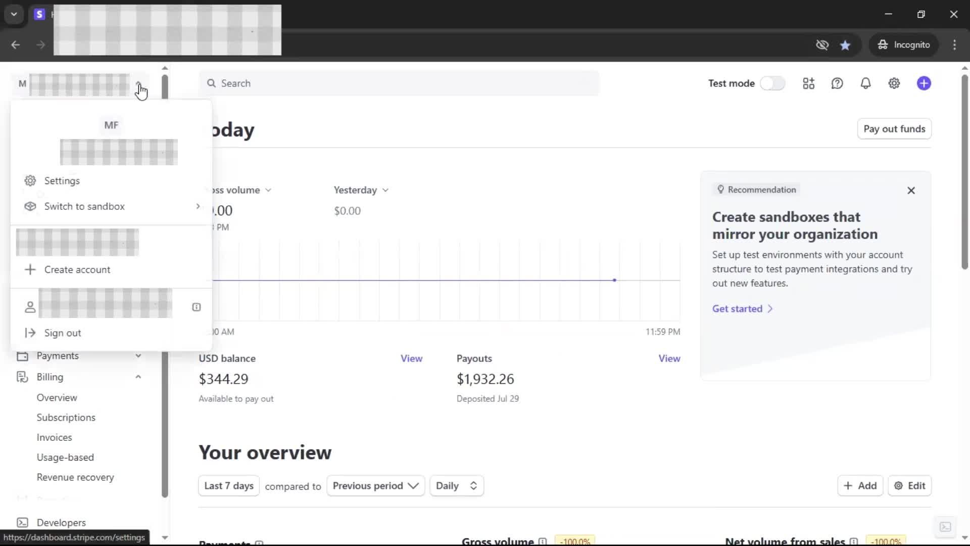 Logging out on Stripe video thumbnail