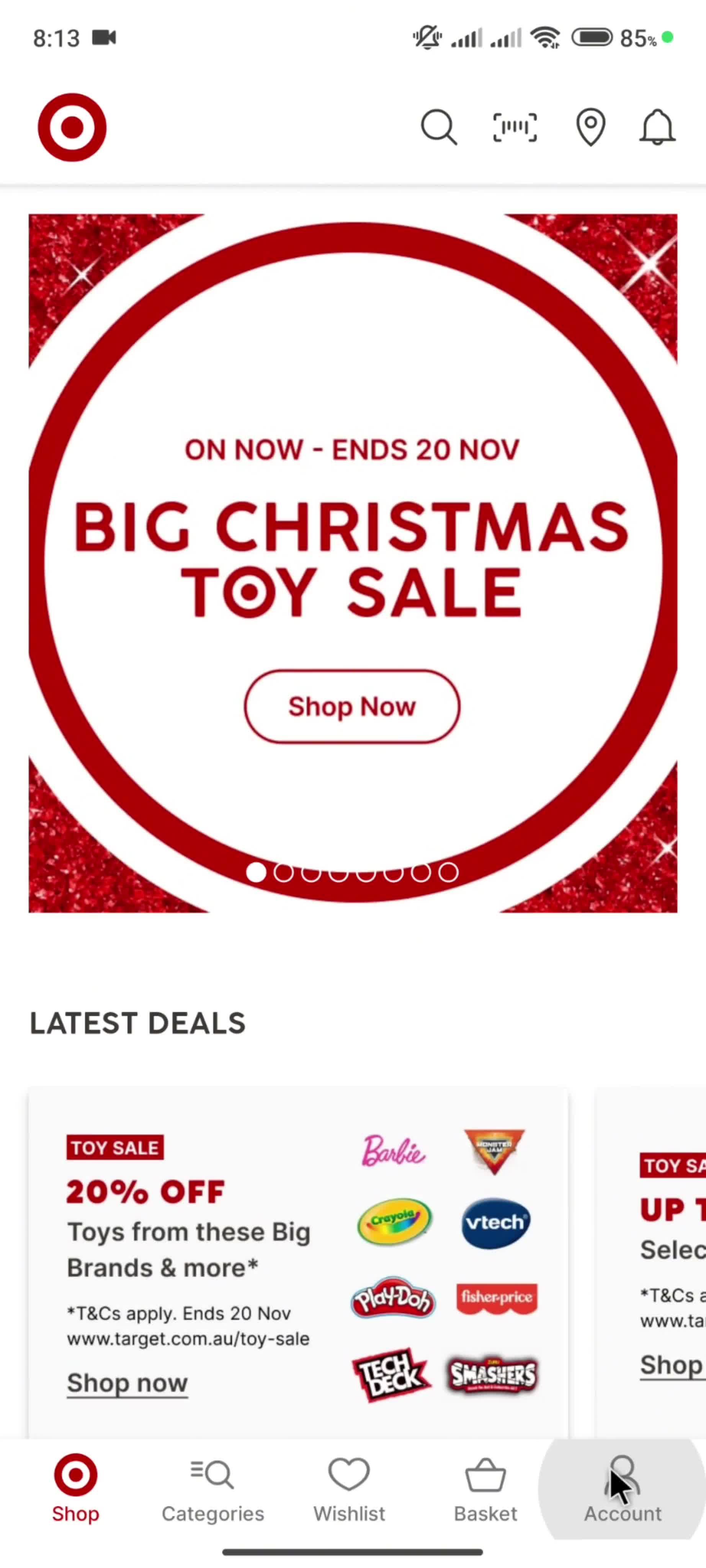Logging out on Target video thumbnail