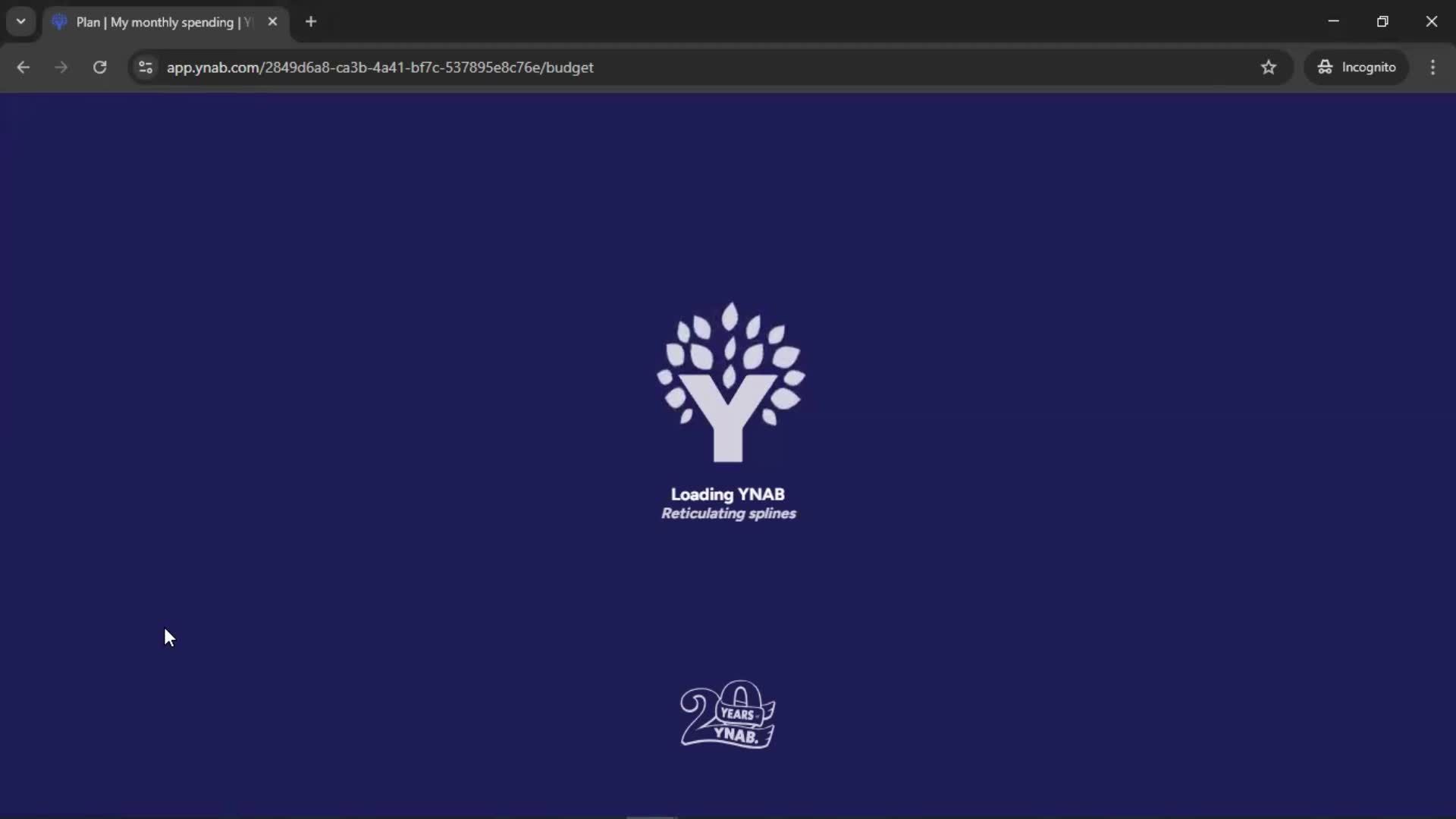 Logging out screenshot